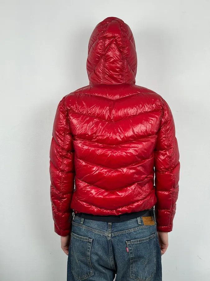 Armani Collezioni Armani Collezioni Grey Red Nylon Reversible Quilted Puffer Jacket Size US M / EU 48-50 / 2 - 4 Thumbnail