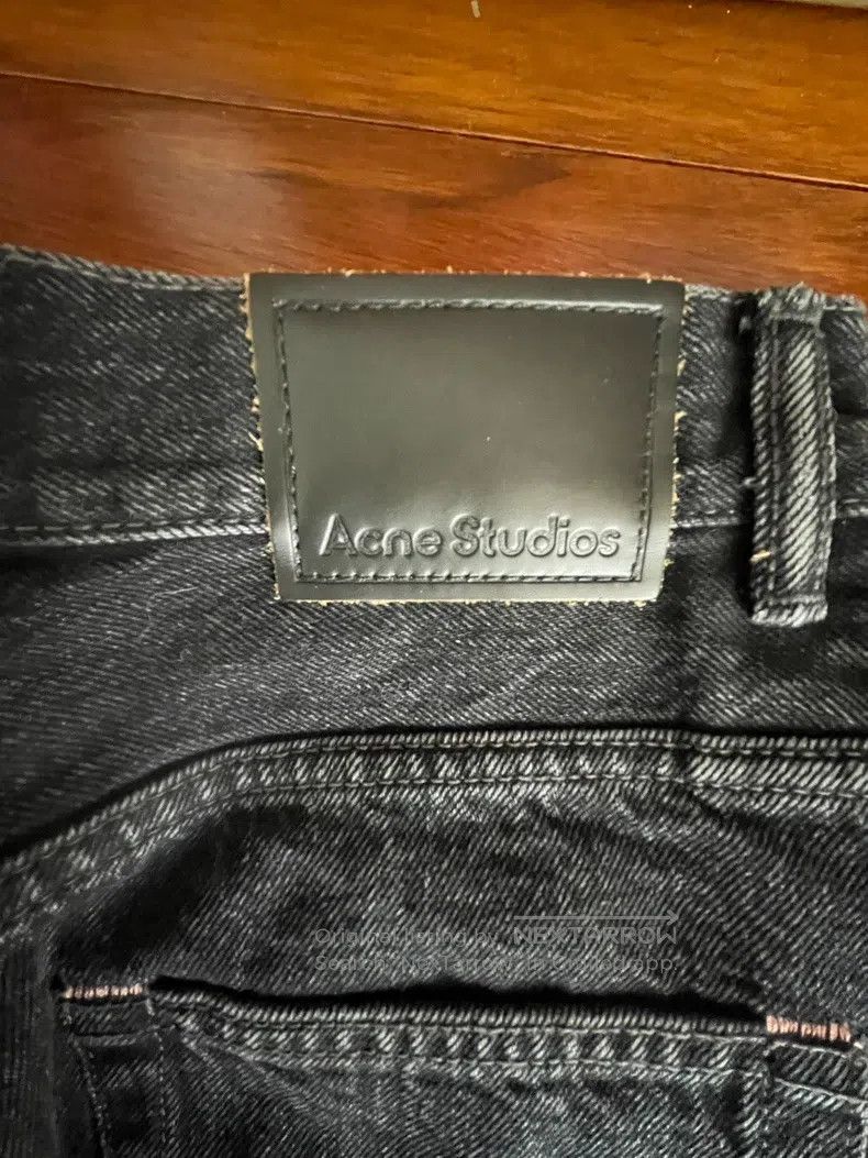 Acne Studios Acne Studios Gray-Black High-Waist Denim Pants Size US 27 - 3 Thumbnail
