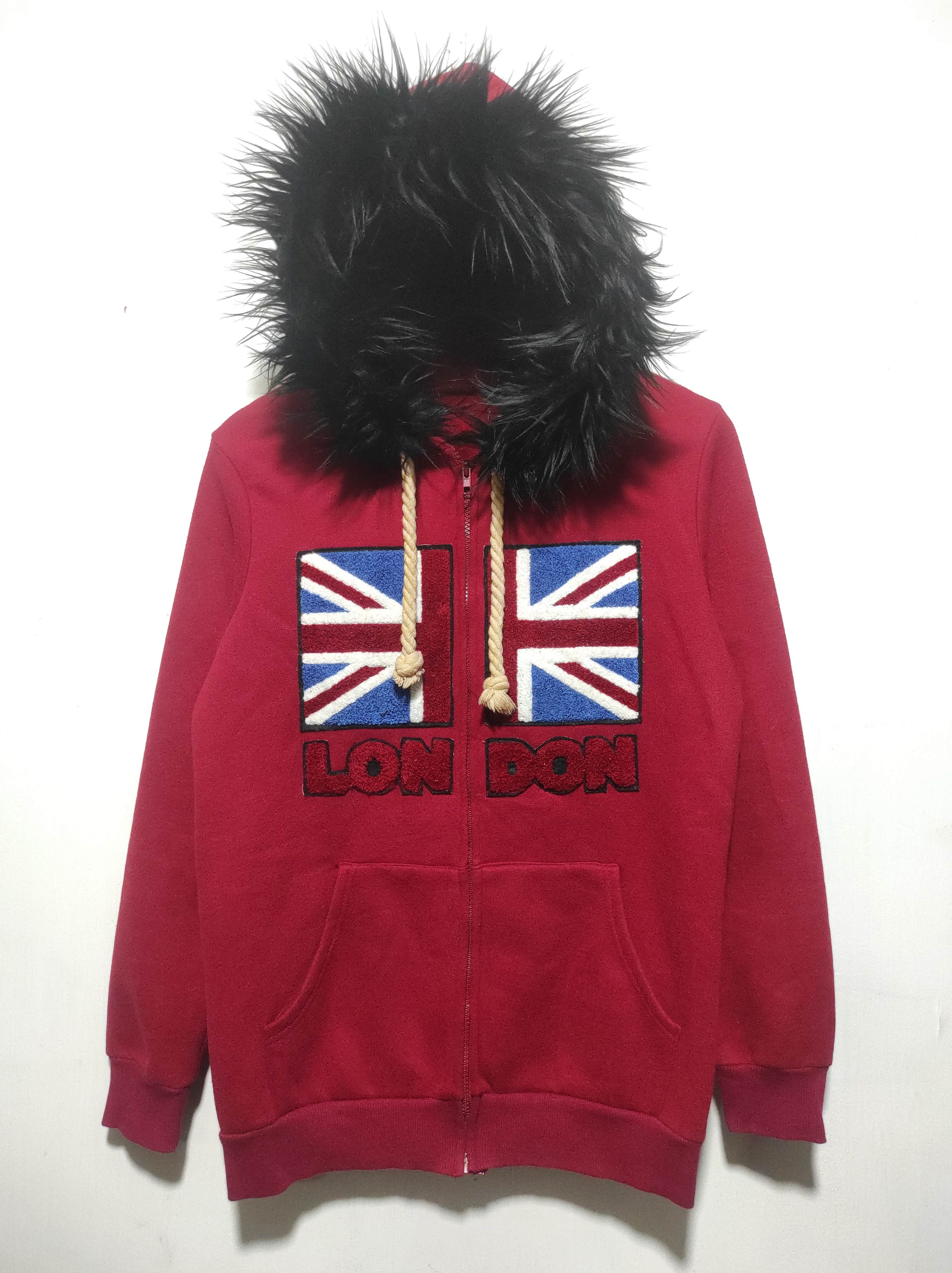 If Six Was Nine London Flag Zip Fur Hoodie IfSixWasNine LGB style Size US S / EU 44-46 / 1 - 2 Thumbnail