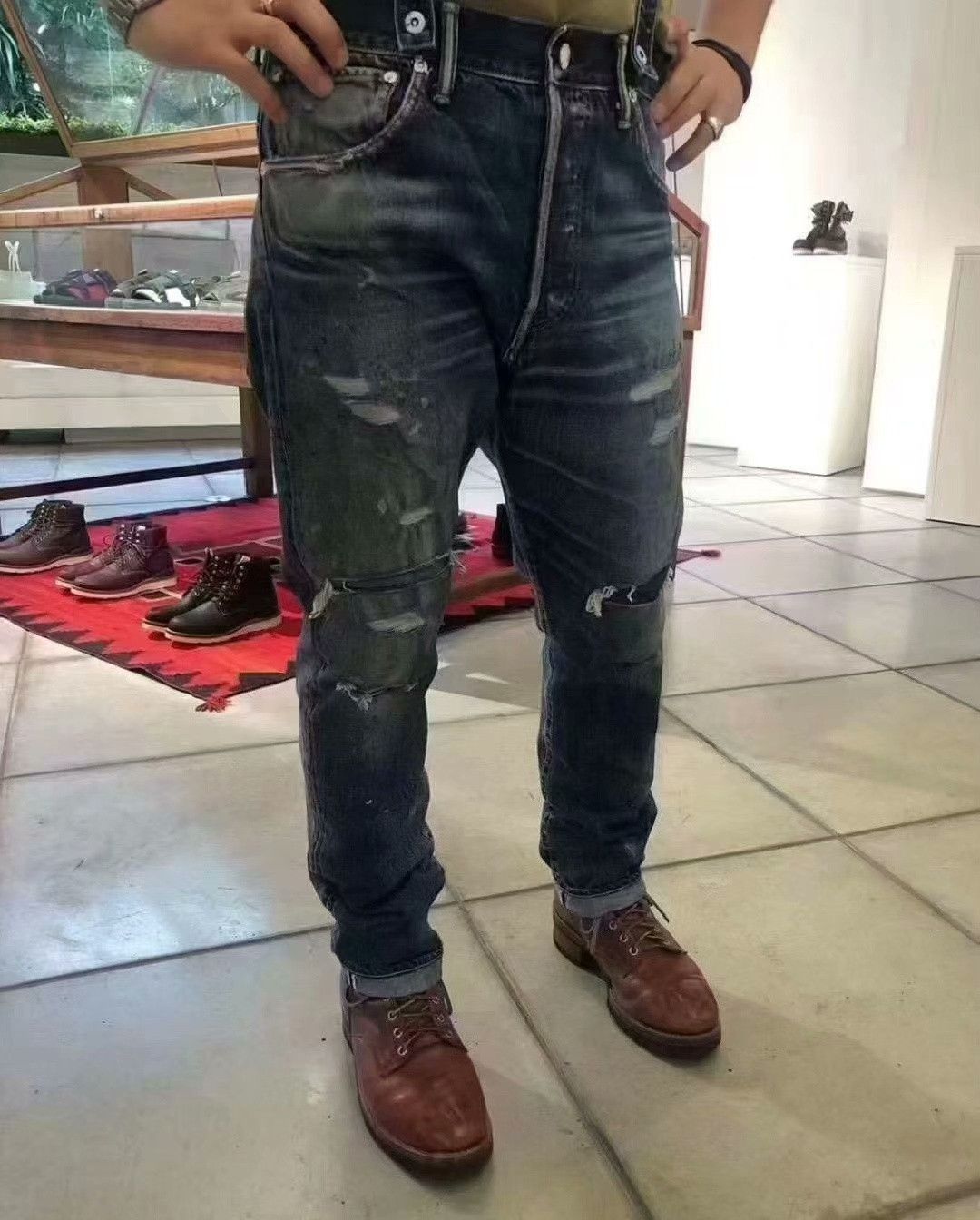 Visvim visvim 19AW TRAVAILLER BRACES DENIM Size US 28 / EU 44 - 8 Thumbnail