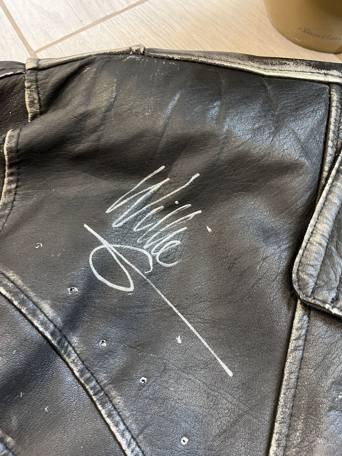Harley Davidson × Vintage Vintage Willie G Harley Davidson Leather Jacket autographed Size US XL / EU 56 / 4 - 13 Thumbnail