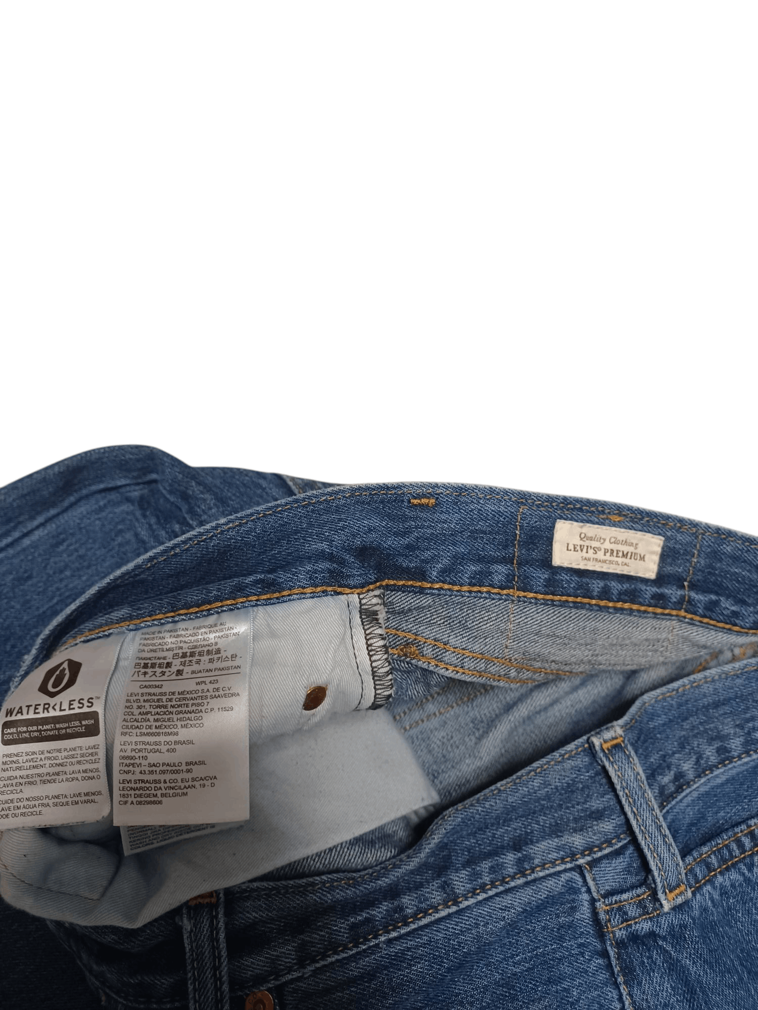 Levi's LEVIS 501 W34 L32 BLUE JEANS DENIM STREETWEAR Size US 34 / EU 50 - 5 Thumbnail