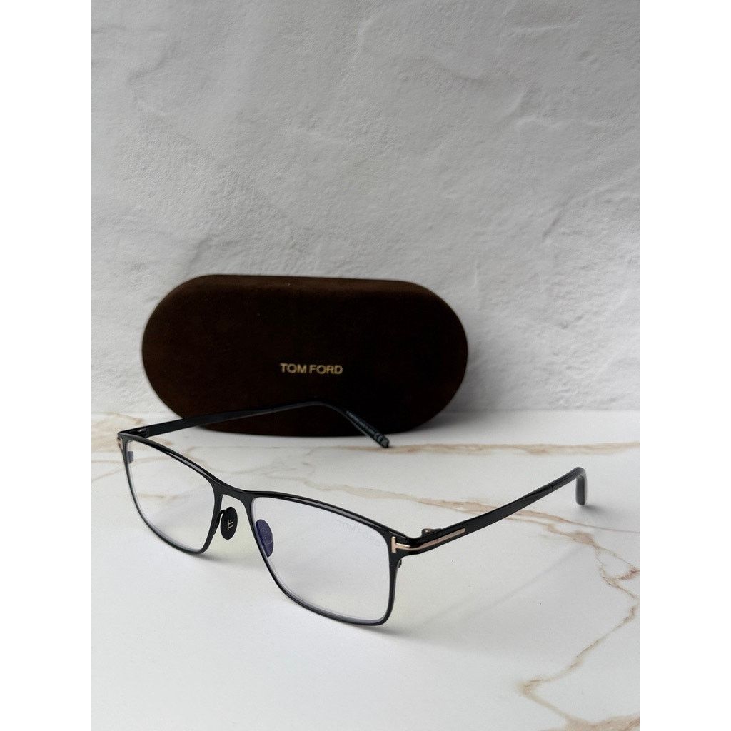 Tom Ford NEW Tom Ford FT5935-B Bluelight Frames in Gunmetal Titanium Size ONE SIZE - 2 Thumbnail