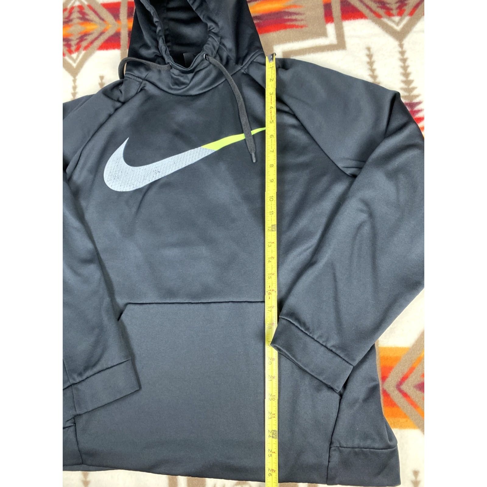 Nike Nike Hoodie Mens Sz L Black Dri Fit Mock Neck Sweatshirt Size US L / EU 52-54 / 3 - 4 Thumbnail