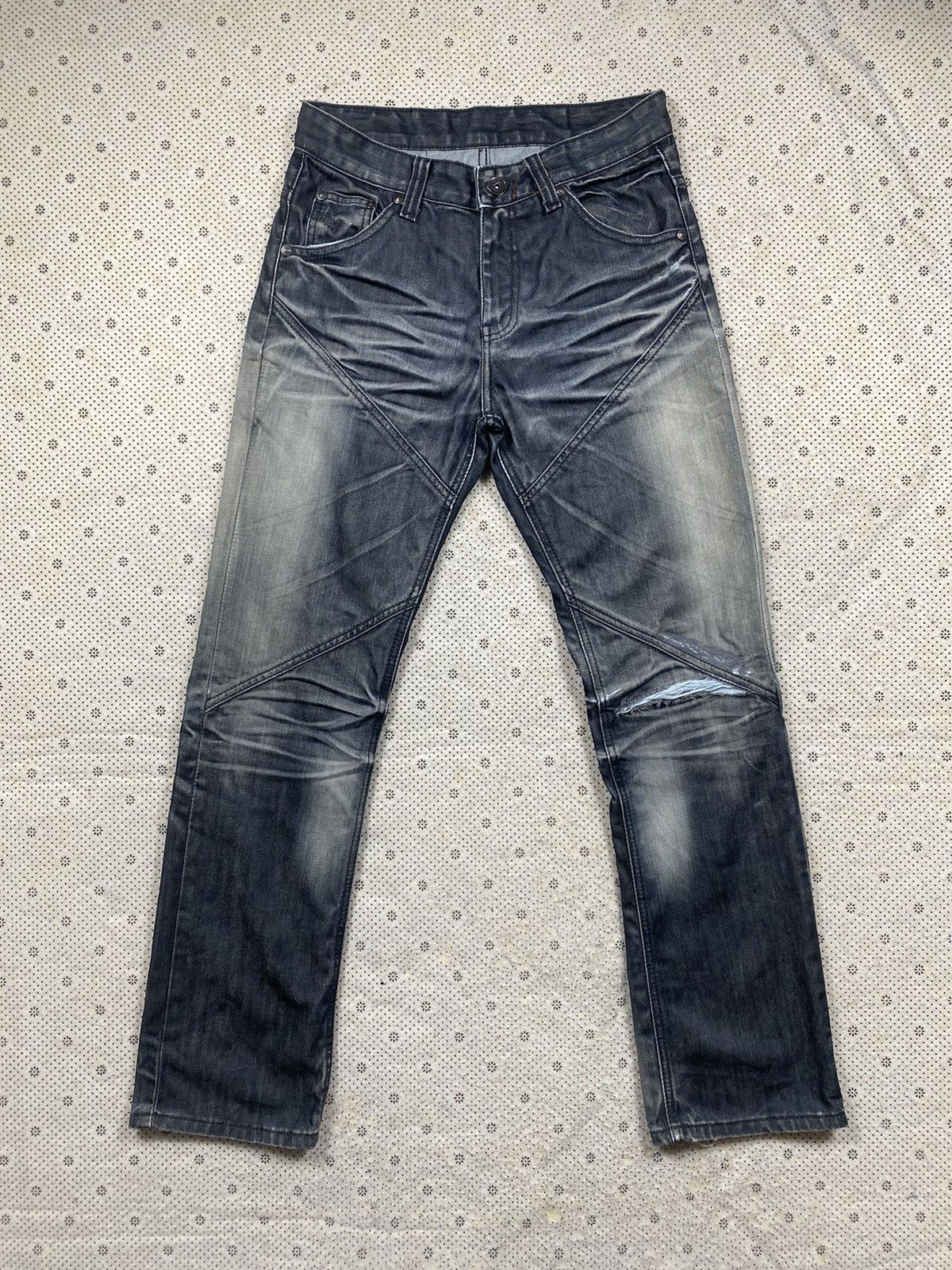 G-Star Extremely Patina Look Aysmetrical Denim By G Star Size US 35 - 1 Thumbnail
