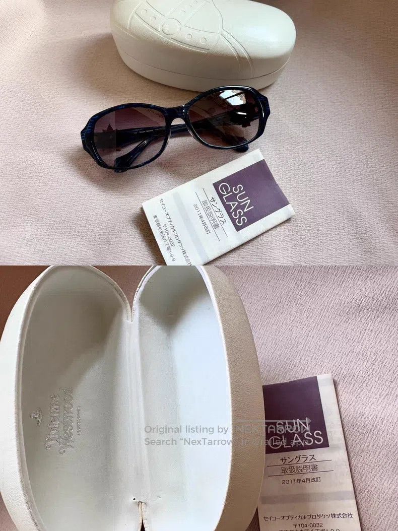 Vivienne Westwood Vivienne Westwood Saturn Heart Let it Rock Cat Eye Sunglas Size ONE SIZE - 7 Thumbnail