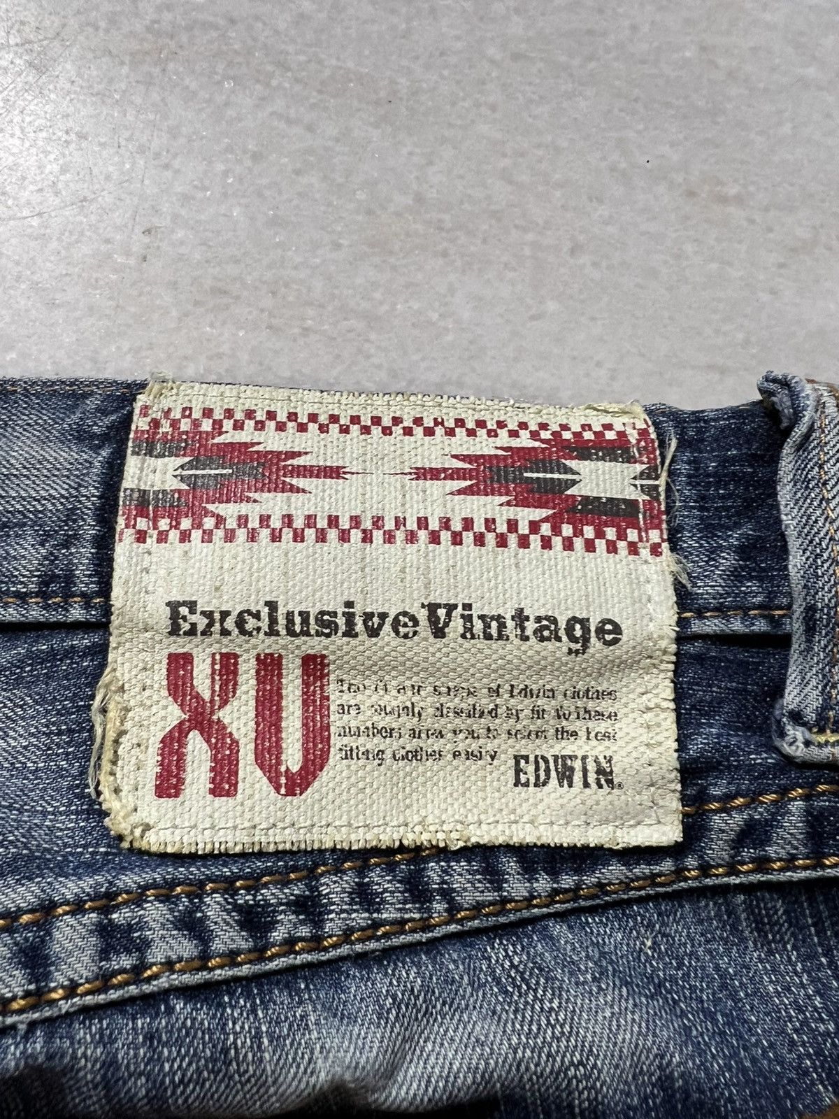 Edwin × If Six Was Nine 💥Baggy💥Vintage Edwin Exclusive Vintage Navajo Jeans Size US 29 - 14 Thumbnail