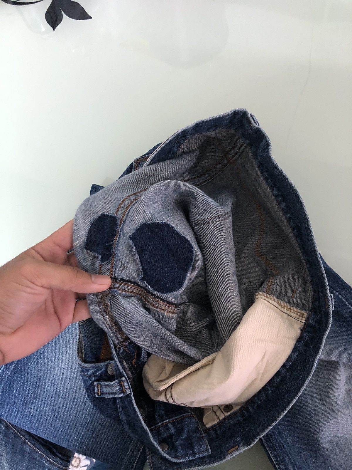 Edwin Vintage Edwin Distressed Denim Size US 32 / EU 48 - 23 Thumbnail