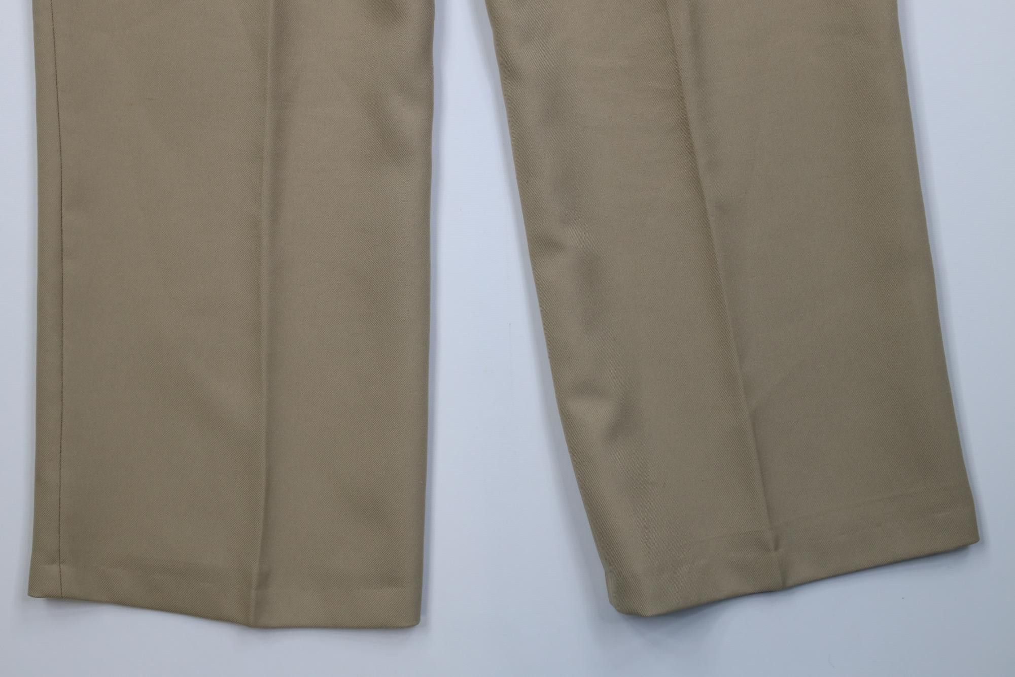 Vintage Vintage 70s Streetwear Flared Wide Leg Chino Pants Beige USA Size US 38 / EU 54 - 13 Thumbnail