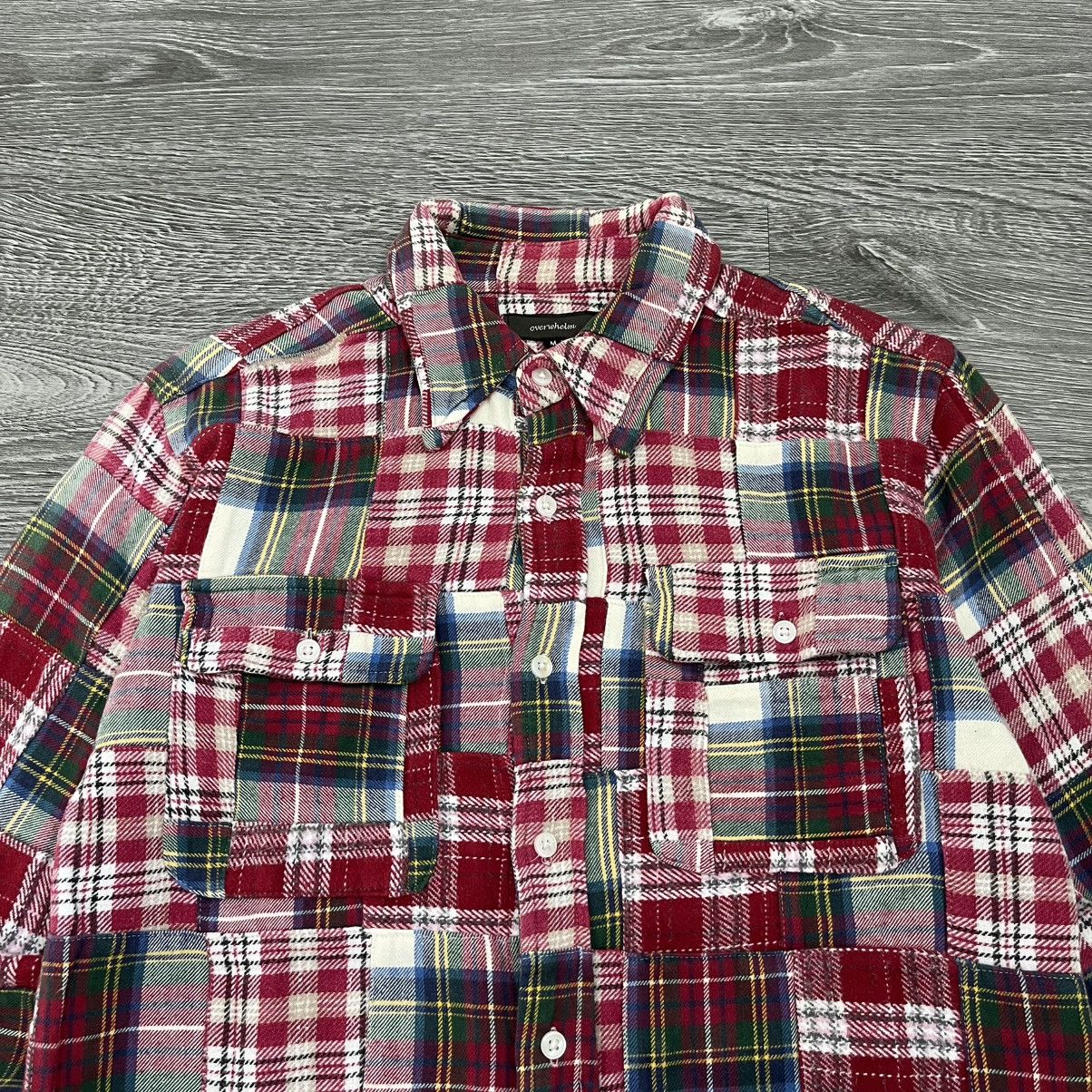 Japanese Brand 2000s Over Whelm Multicolor PatchWork Sashiko Kapital Style Size US M / EU 48-50 / 2 - 2 Thumbnail
