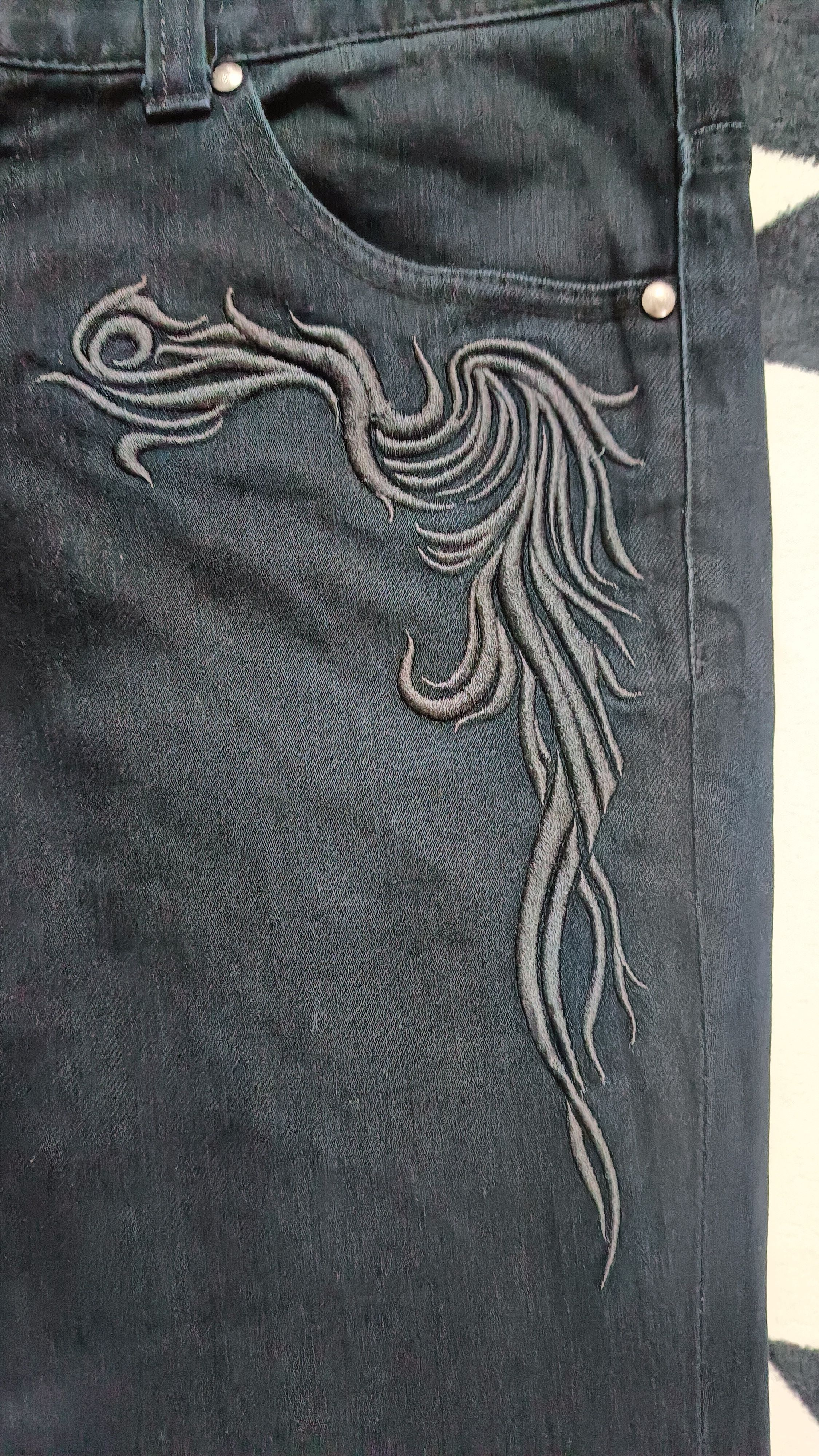 Japanese Brand 🔥🔥Rare Vintage Tornado Mart Jeans Size 31" - 6 Thumbnail
