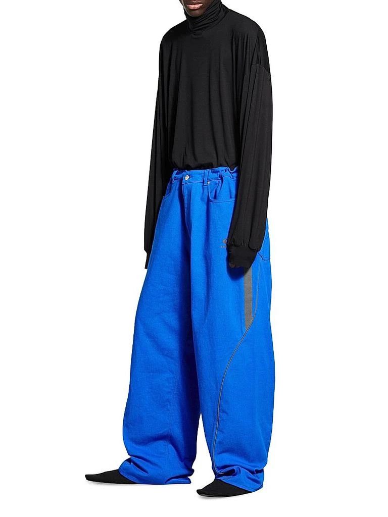 Balenciaga o1tr1nto0426 Tracksuit Denim Pants in Royal Blue Size US 32 / EU 48 - 6 Thumbnail