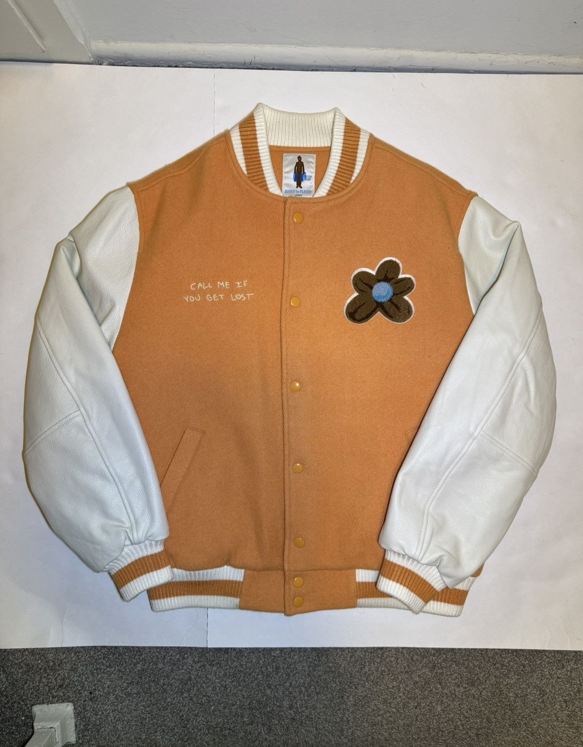 Golf le Fleur Golf le Fleur - Call Me If You Get Lost Varsity Jacket Large Size US L / EU 52-54 / 3 - 2 Thumbnail