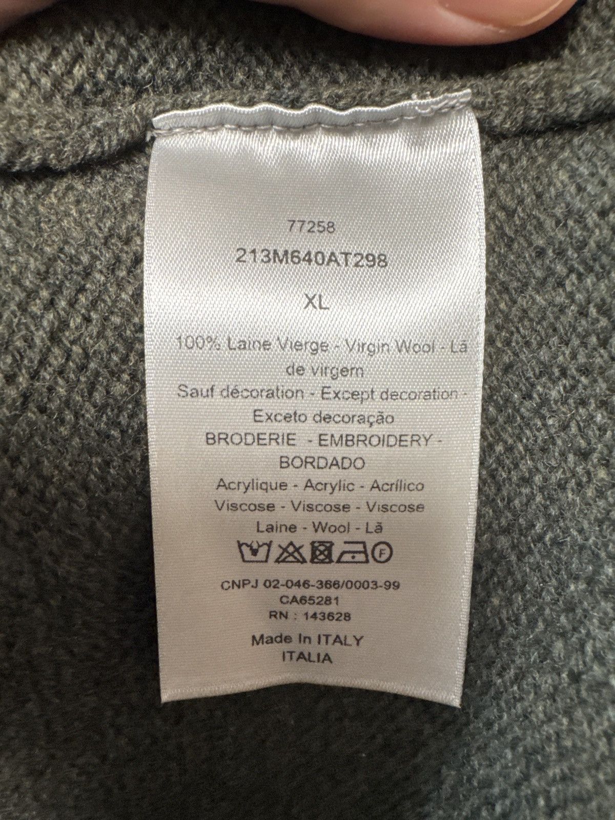 Dior Christian dior atelier paris sweater size XL Size US XL / EU 56 / 4 - 5 Thumbnail