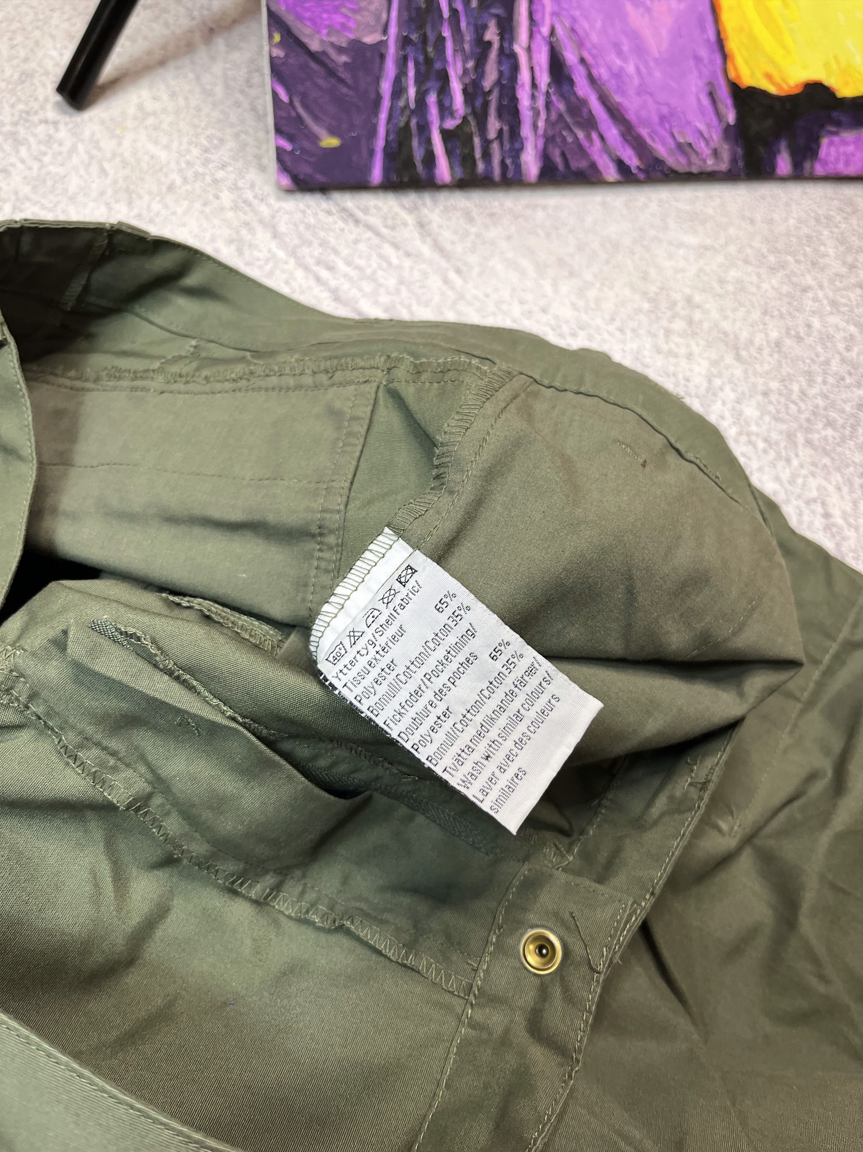 Fjallraven Fjallraven G-1000 Green Trekking Cargo Pants Trousers Men's Size US 32 / EU 48 - 4 Thumbnail