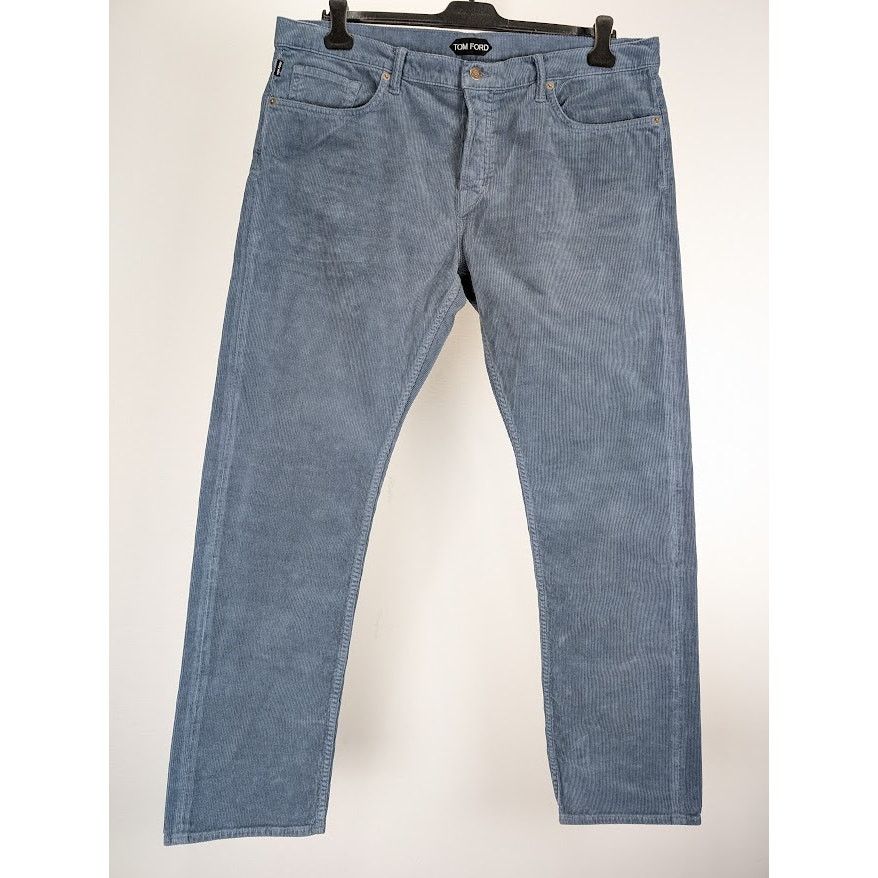 Tom Ford o1rshd1 Straight Denim Jeans in Blue Size US 40 / EU 56 - 2 Thumbnail