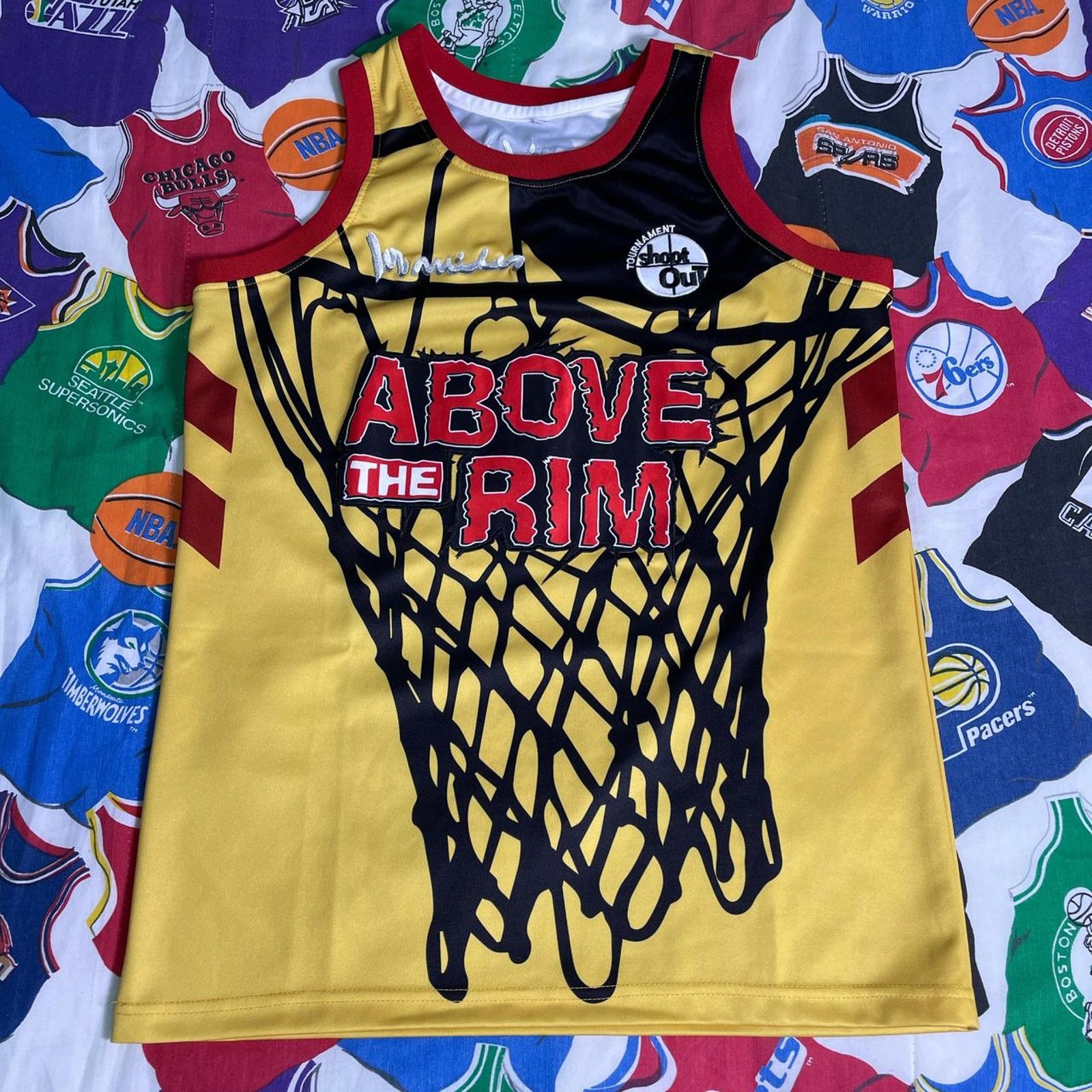 NBA × Vintage Above The Rim Shoot Out Tournament 2Pac Movie Promo Jersey Size US M / EU 48-50 / 2 - 1 Thumbnail