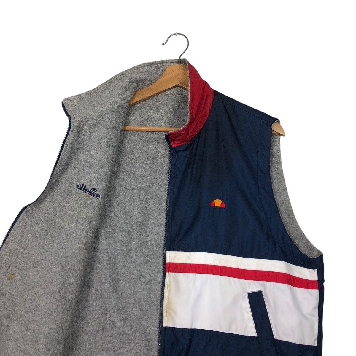 Japanese Brand 📌Vintage Reversible Tank Top Vest Ellesse Big Logo Size US M / EU 48-50 / 2 - 13 Thumbnail