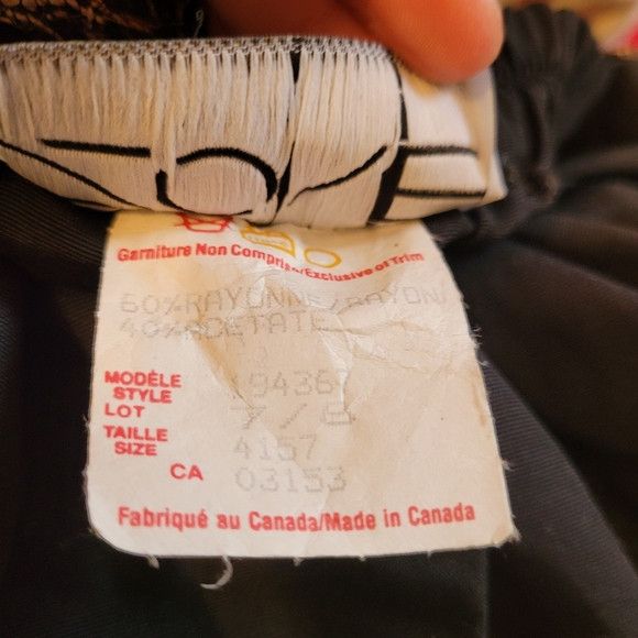 Other Vintage lace black jumpsuit by Zone California - size 7/8 Size 28" / US 6 / IT 42 - 8 Thumbnail