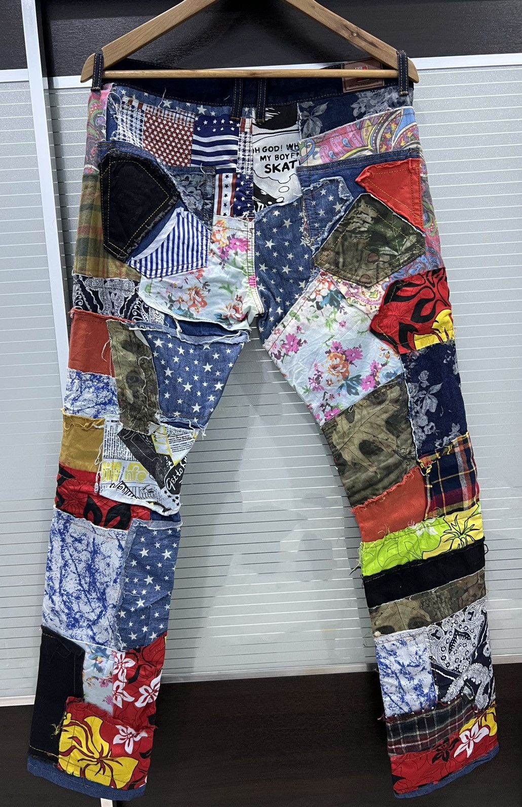 Japanese Brand Biepa Japanese Brand Patches Pant Size US 35 - 7 Thumbnail