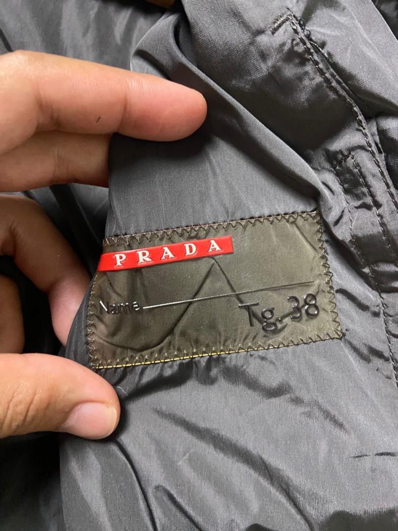Prada Prada Sport Nylon Padded Hooded Long Jacket (180) Size US XS / EU 42 / 0 - 6 Thumbnail