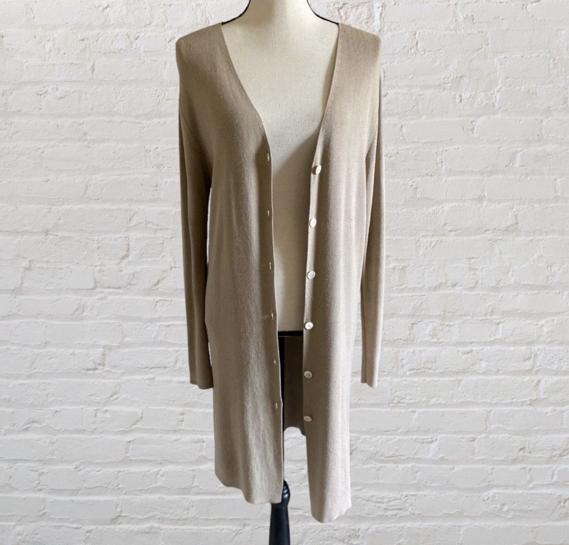 I.N.C INC INTERNATIONAL CONCEPTS BUTTON UP CARDIGAN SWEATER DRESS Size S / US 4 / IT 40 - 2 Thumbnail