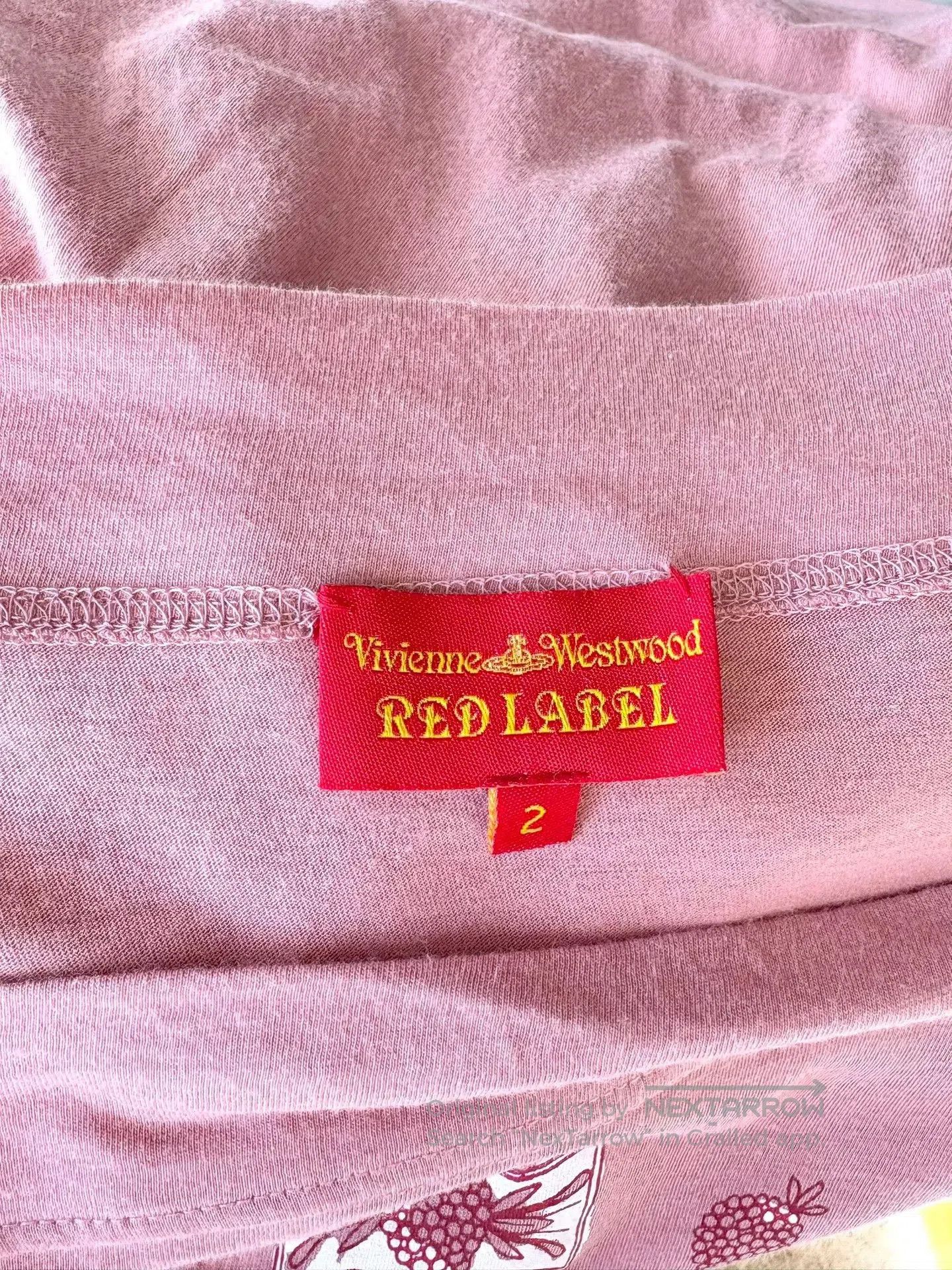 Vivienne Westwood vivienne westwood pink irregular short sleeve tee. Size M / US 6-8 / IT 42-44 - 8 Thumbnail