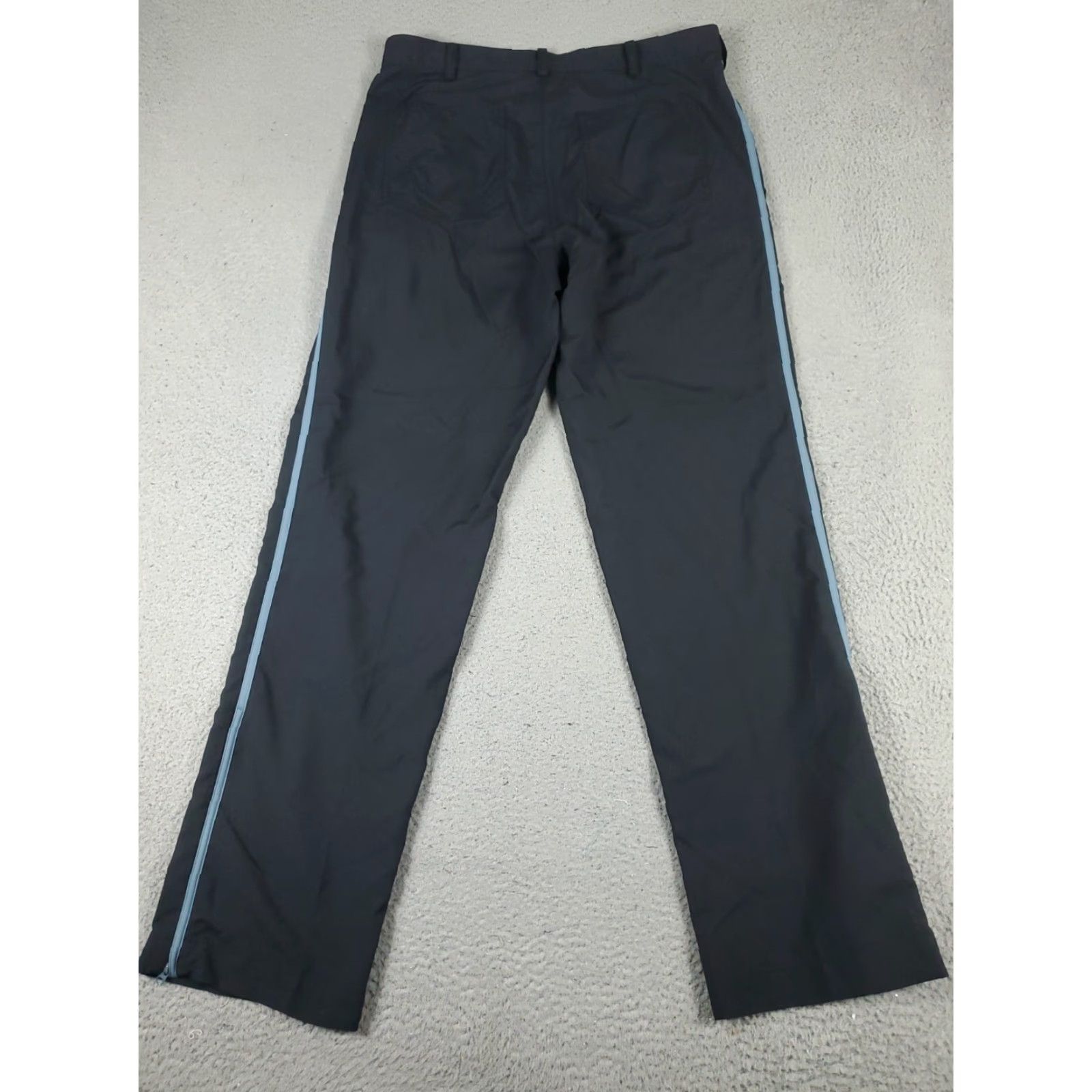 Nike Nike Dri-Fit Golf Pants Mens 34x34 Black Flat Front Chino Trousers Size US 34 / EU 50 - 7 Thumbnail