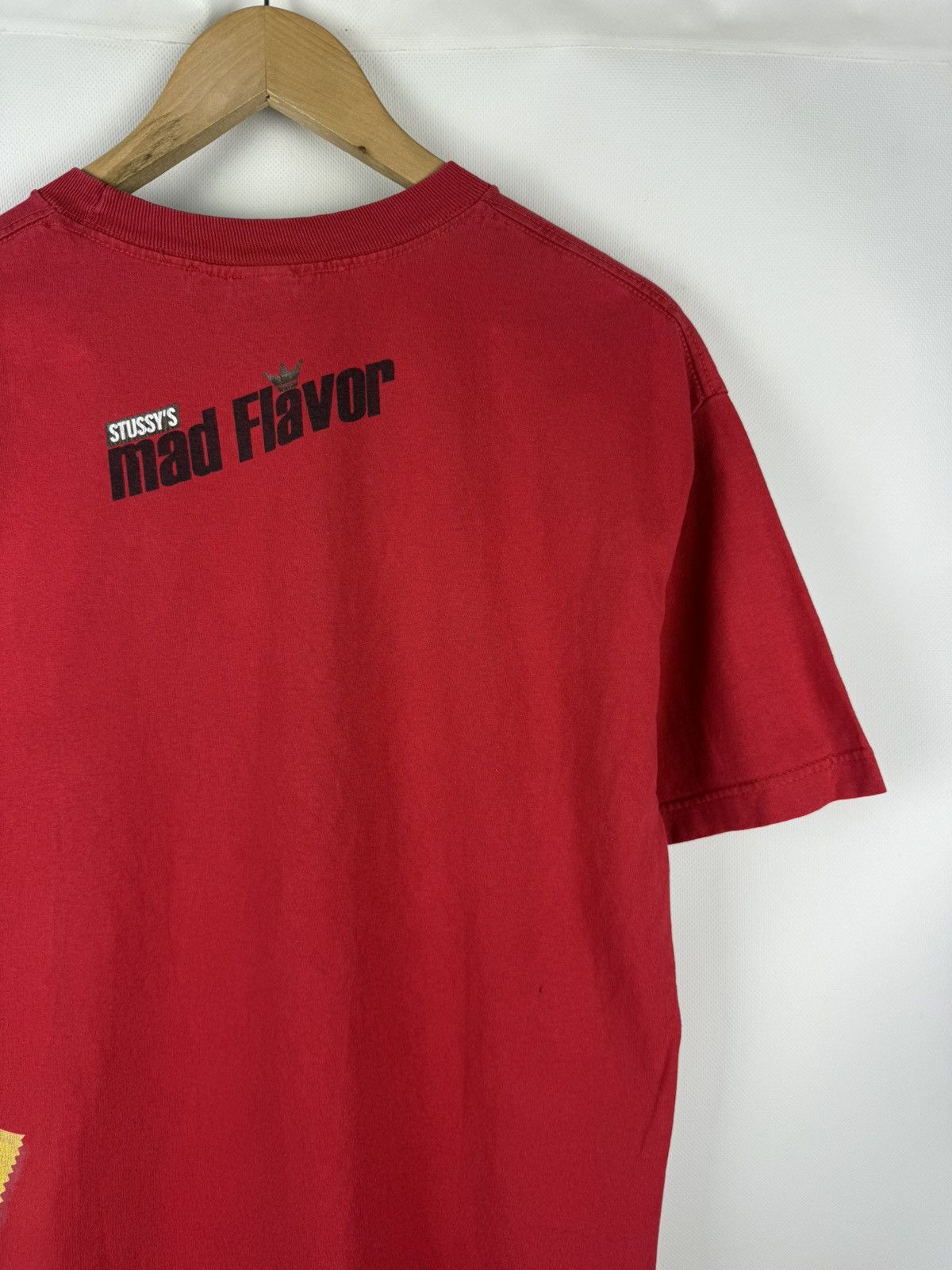 Stussy × Vintage Stussy Mad Flavor Vintage Y2K Men’s Big Logo T Shirt Size L Size US L / EU 52-54 / 3 - 18 Thumbnail