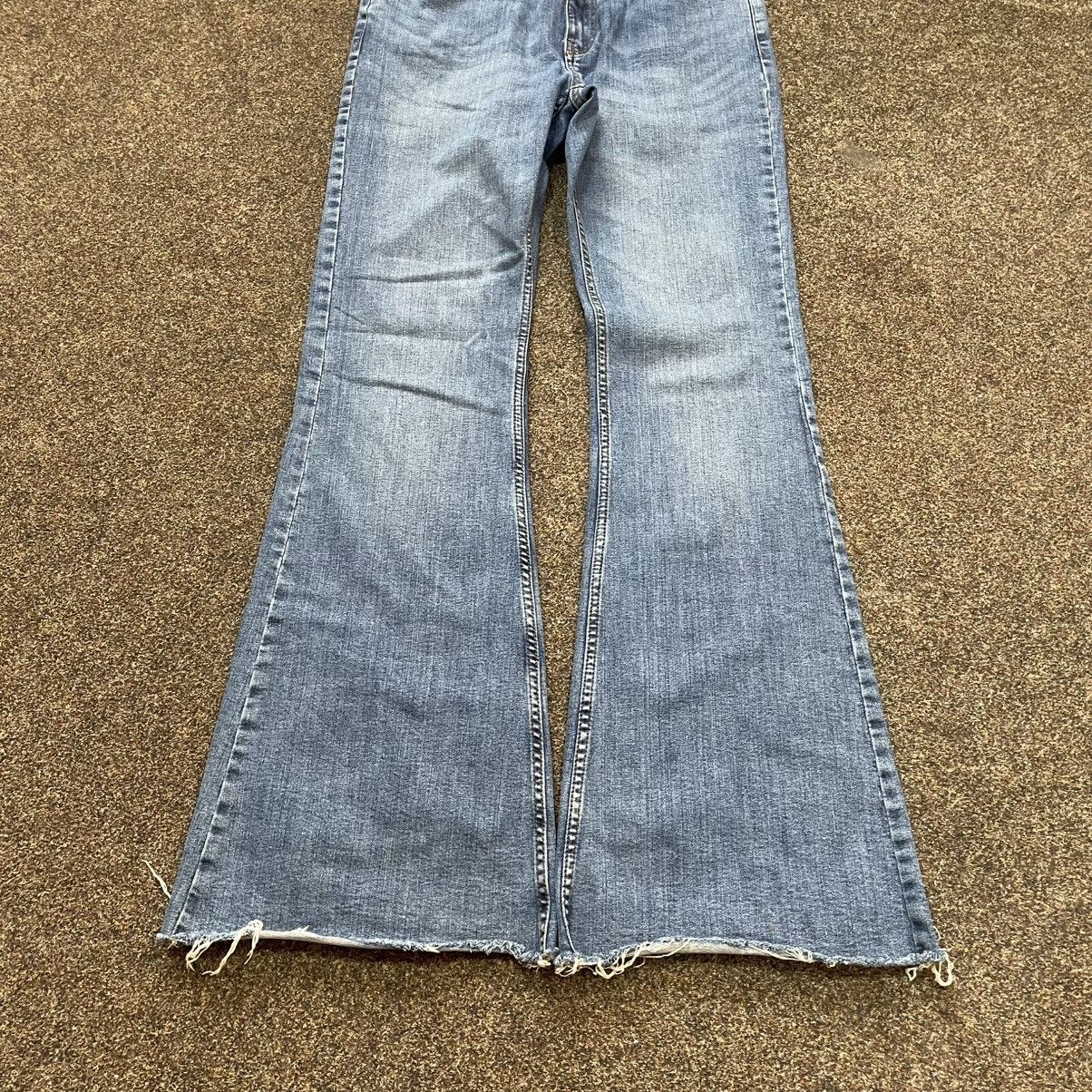 Vintage Vintage Y2K Flared Distressed Jeans Baggy Wide Leg Grunge 32 Size US 32 / EU 48 - 5 Thumbnail