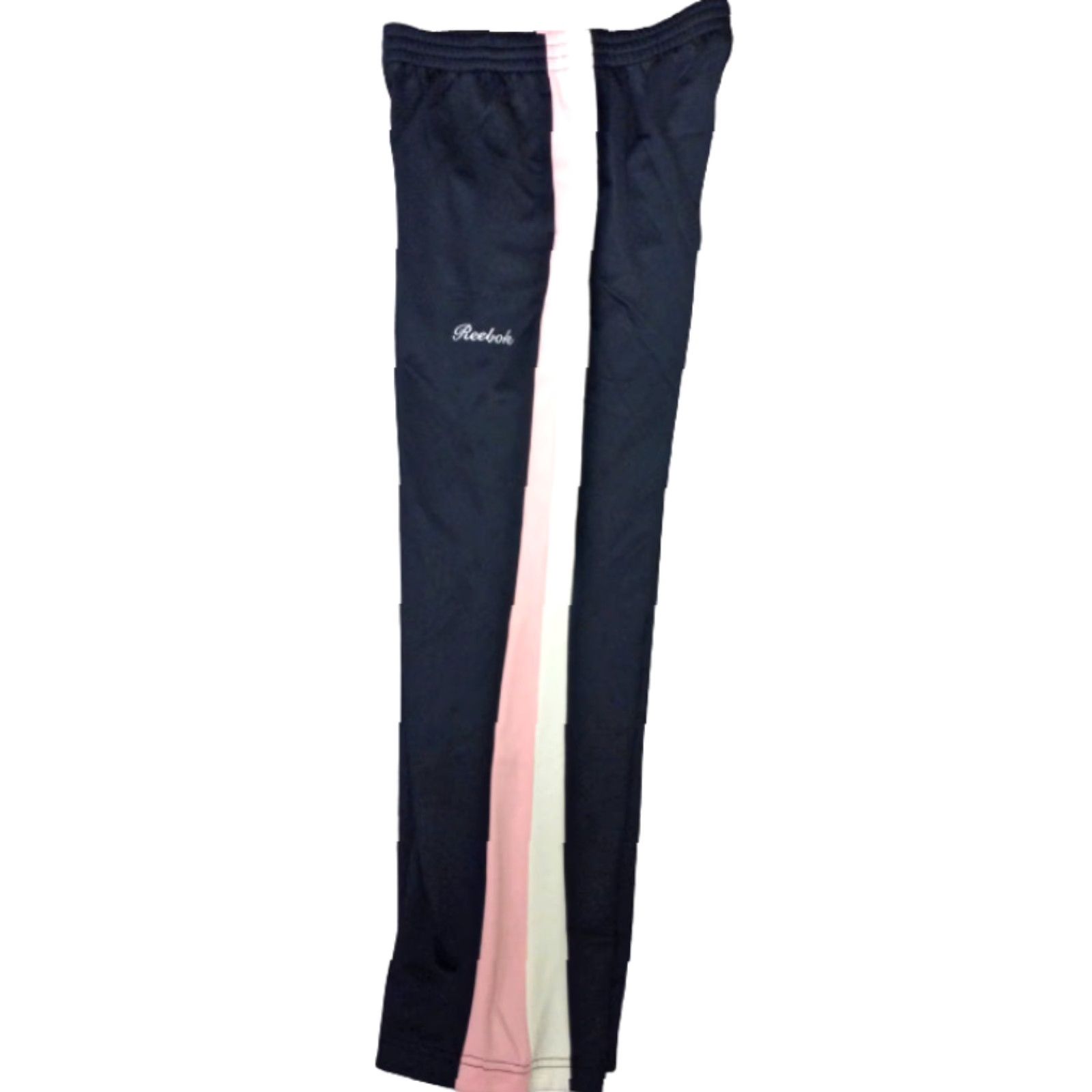 Reebok Womens Reebok Sweatpants Vintage 2004 Black Pink White ARWS5179 Sweatpants S Black Pink White ARWS5179 Womens) Size 28" / US 6 / IT 42 - 2 Thumbnail