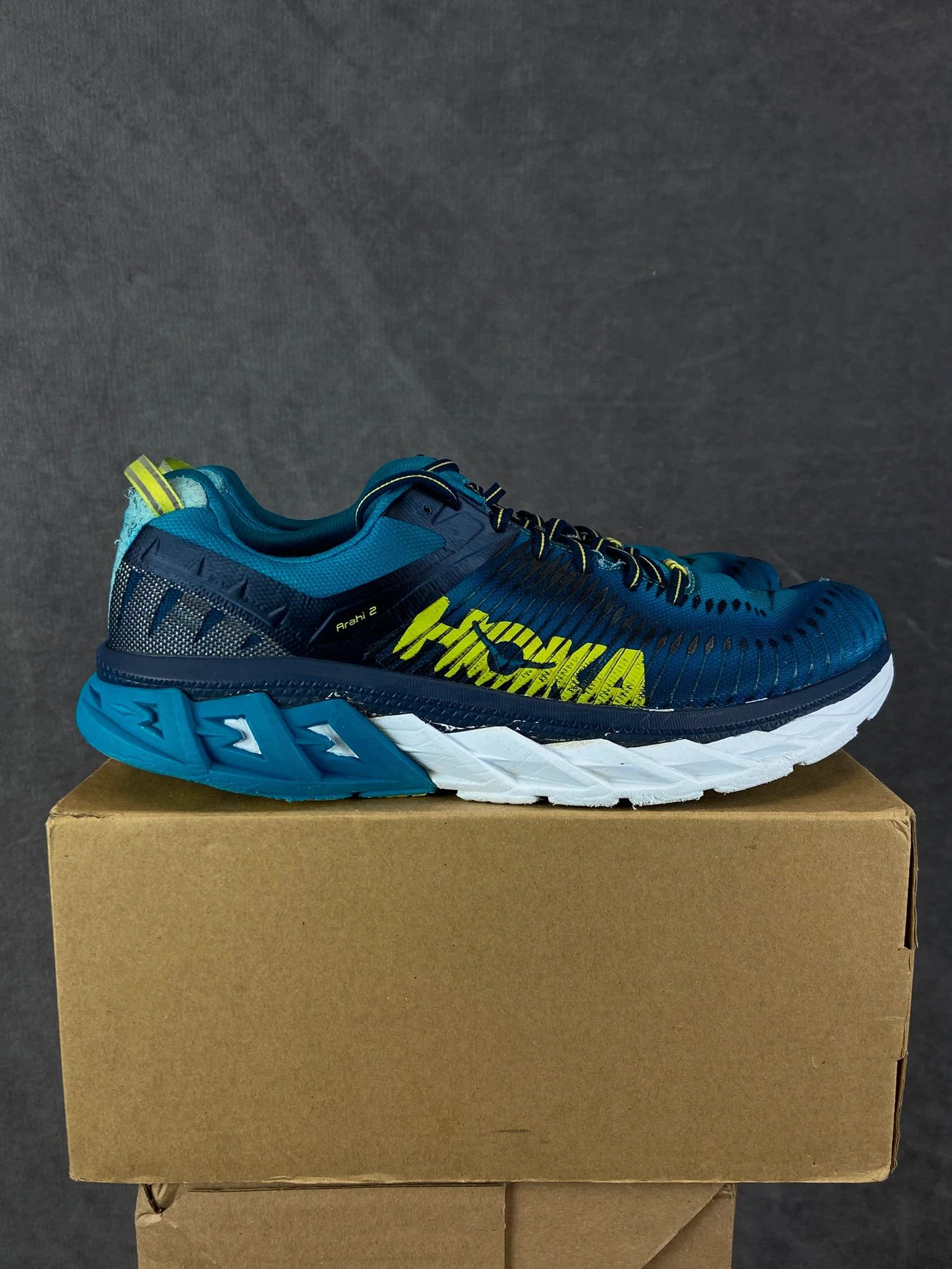 Hoka HOKA One One Blue Running Shoes Size 47 1/3 Size US 14 / EU 47 - 6 Thumbnail
