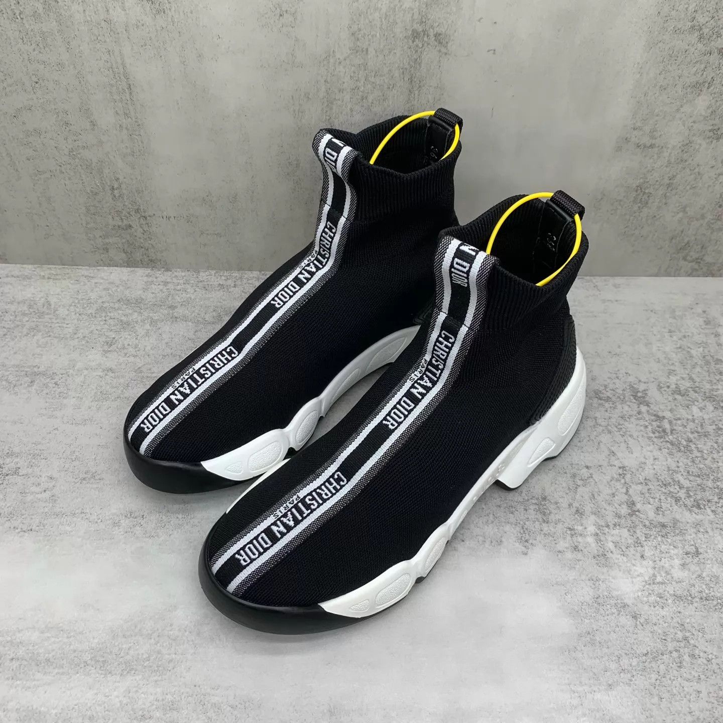 Dior Dior Black Sock Shoe EUR 36.5 98 New Size US 6 / IT 36 - 1 Thumbnail