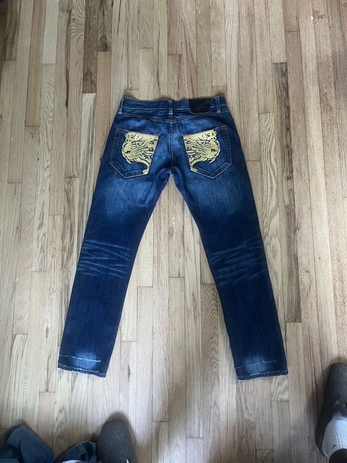 Ed Hardy Rare Embroidered Ed Hardy Jeans Size US 31 - 1 Thumbnail