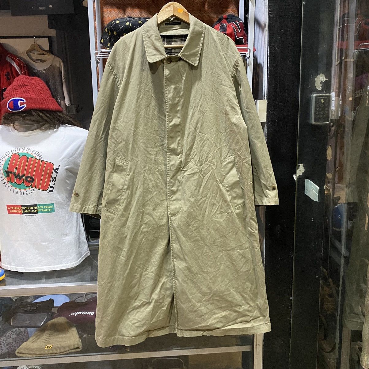 Yohji Yamamoto Vintage 80s Yohji Yamamoto Homme Impermeable Car Coat Size US XL / EU 56 / 4 - 1 Thumbnail
