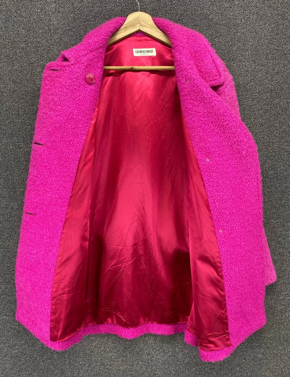 George Vintage George Rech Paris Wool Coat Jacket Size L / US 10 / IT 46 - 6 Thumbnail