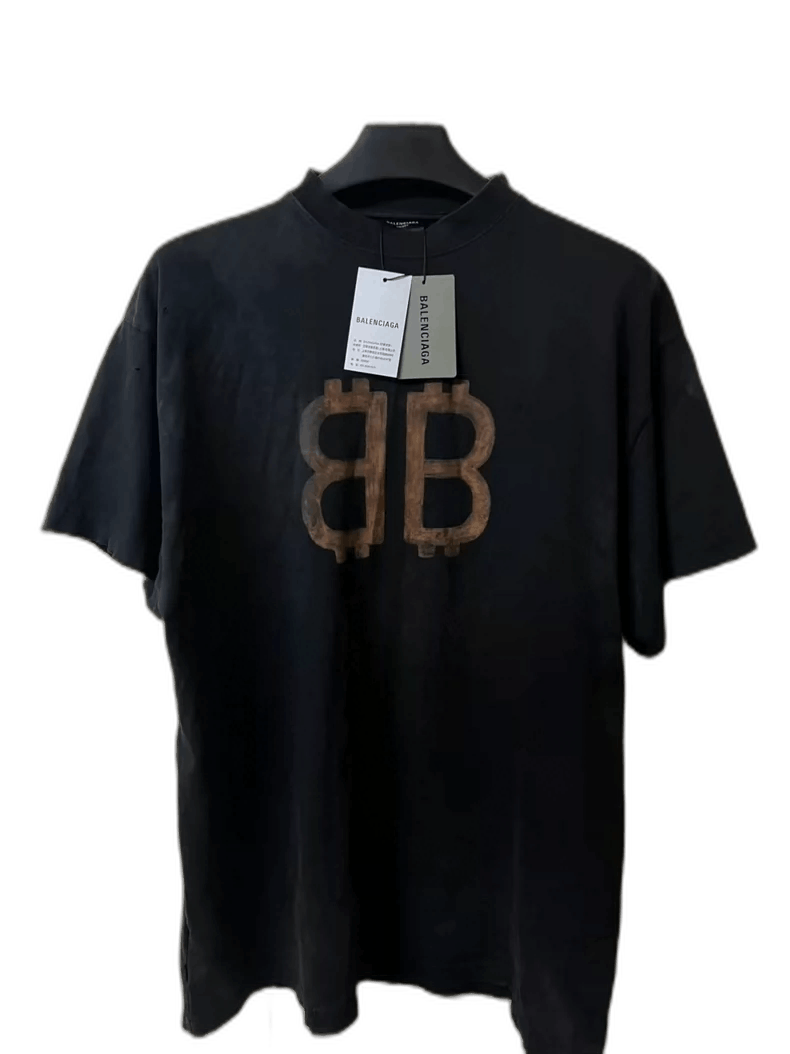 Balenciaga Balenciaga Bitcoin Short Sleeve T-Shirt Size US XXL / EU 58 / 5 - 1 Thumbnail