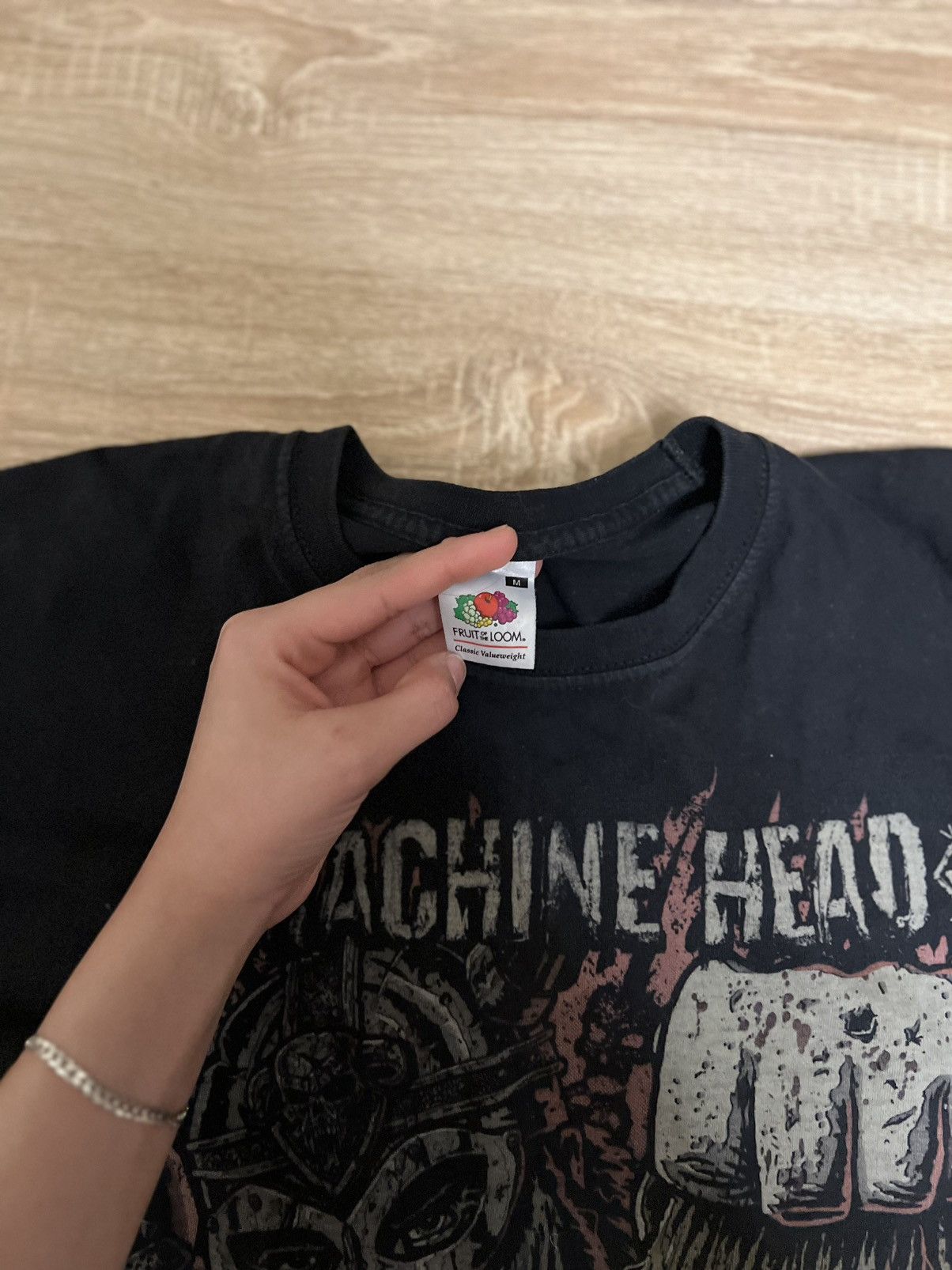 Band Tees × Metallica × Vintage machine head hoist the head of goliath t shirt Size US M / EU 48-50 / 2 - 3 Thumbnail