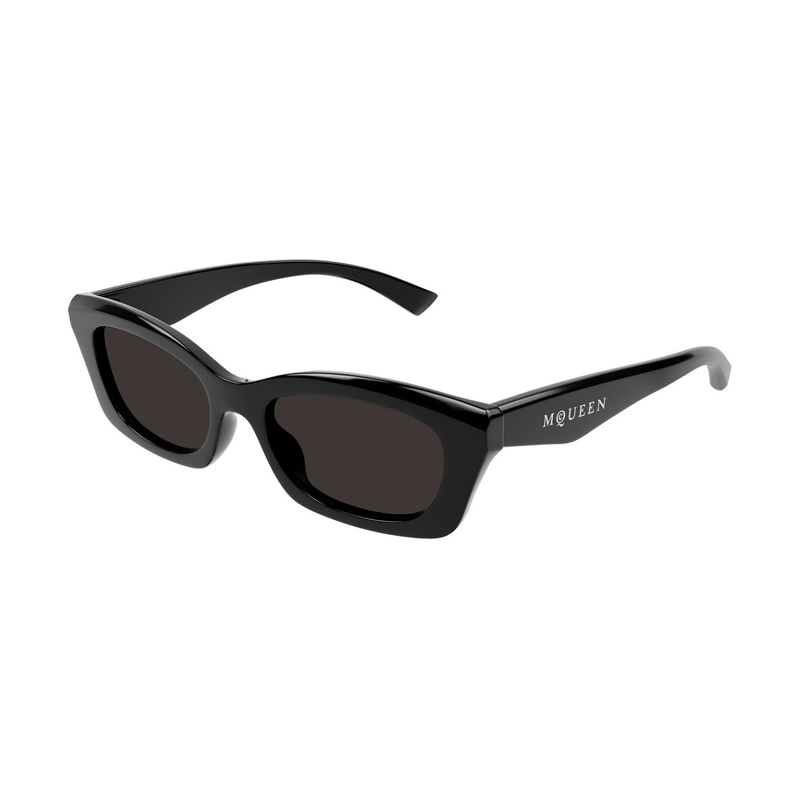 Alexander McQueen ALEXANDER MCQUEEN black rectangular acetate sunglasses Size ONE SIZE - 1 Thumbnail