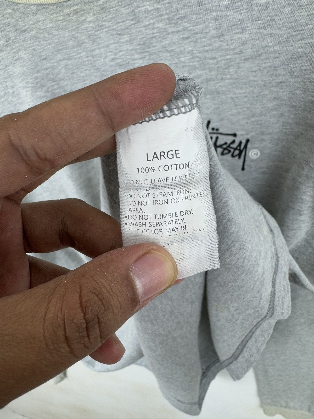 Stussy Big Logo Stussy Long Sleeve Shirt Size US L / EU 52-54 / 3 - 6 Thumbnail