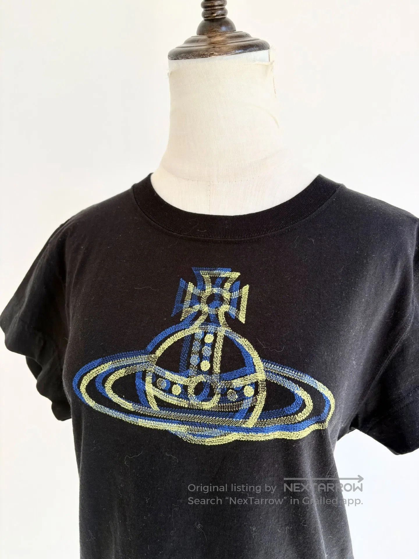 Vivienne Westwood Vivienne Westwood Black Saturn Short Sleeve. Size XS / US 0-2 / IT 36-38 - 2 Thumbnail