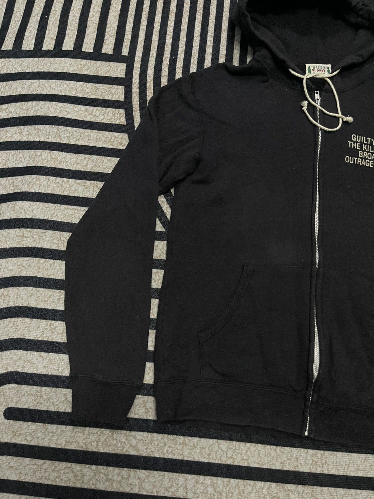 Wacko Maria 2000s WACKO MARIA ZIPPER HOODIE RARE FADED Size US M / EU 48-50 / 2 - 2 Thumbnail