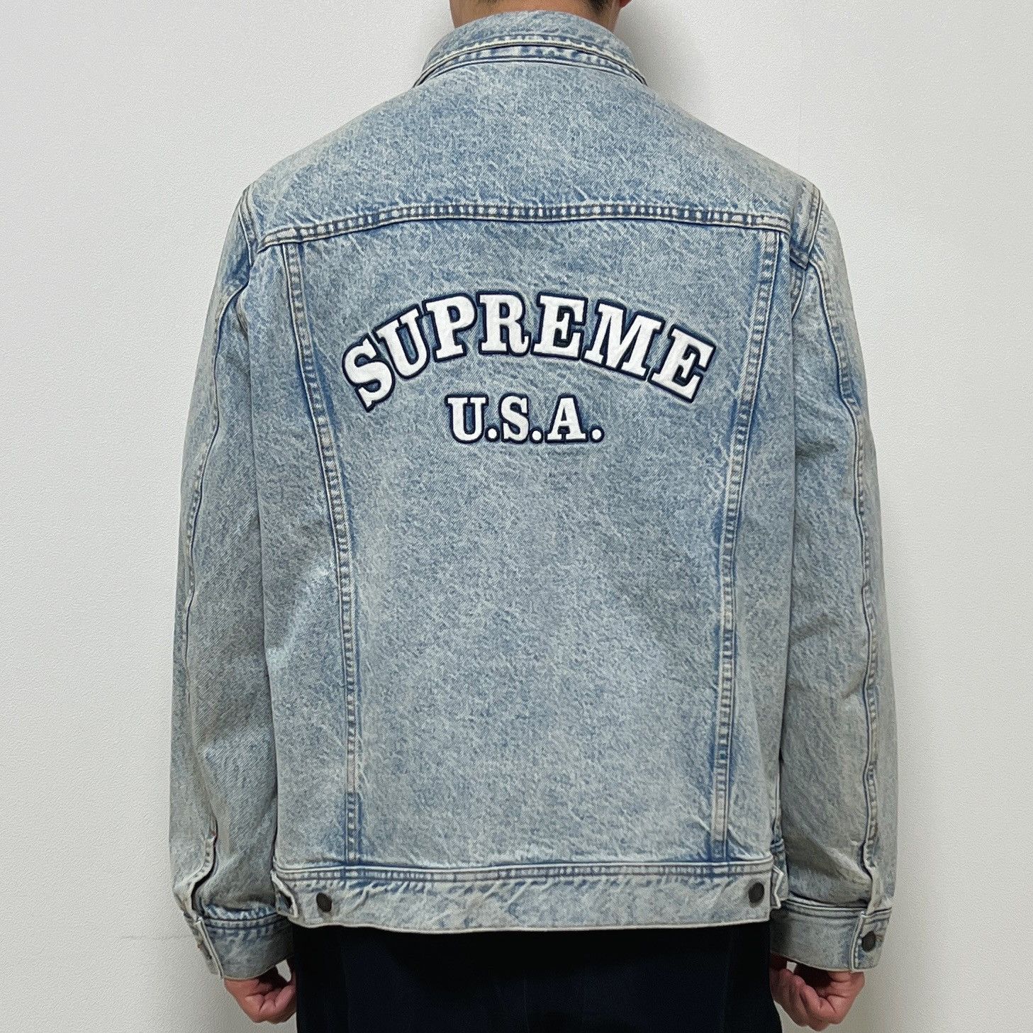 Supreme Supreme SS17 Studded Denim Trucker Jacket | Grailed