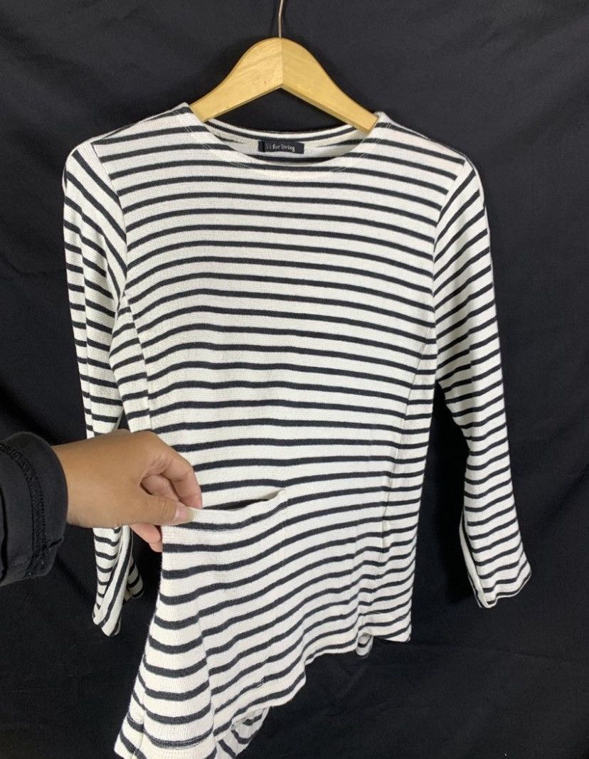 Issey Miyake Issey Miyake stripe by plantationlong sleeve Size US M / EU 48-50 / 2 - 4 Thumbnail