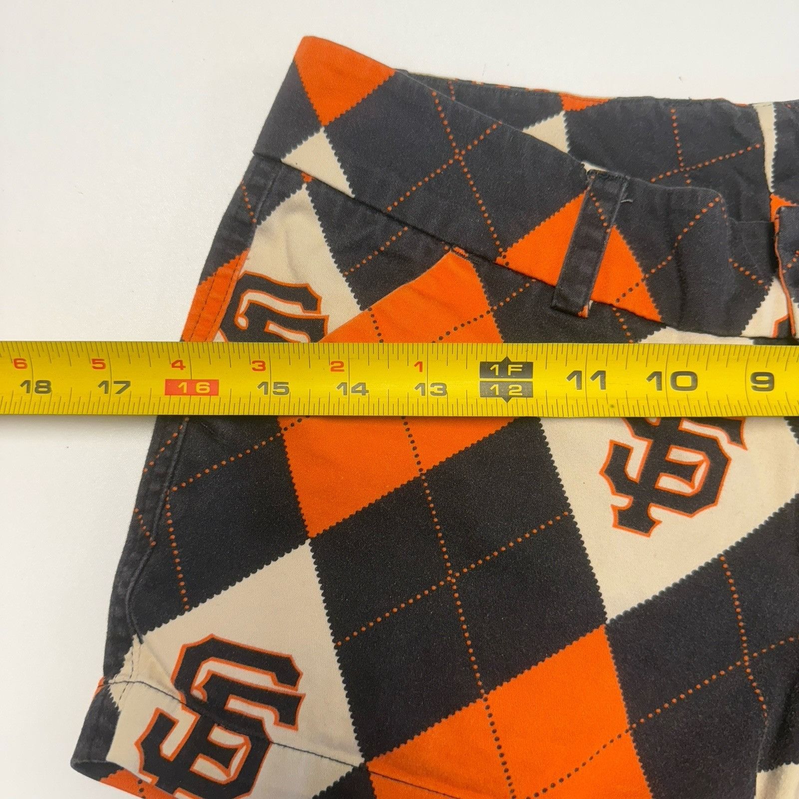 Other Loudmouth Golf Shorts Womens Size 0 (27in) San Francisco Gia Size 27" / US 4 / IT 40 - 9 Thumbnail