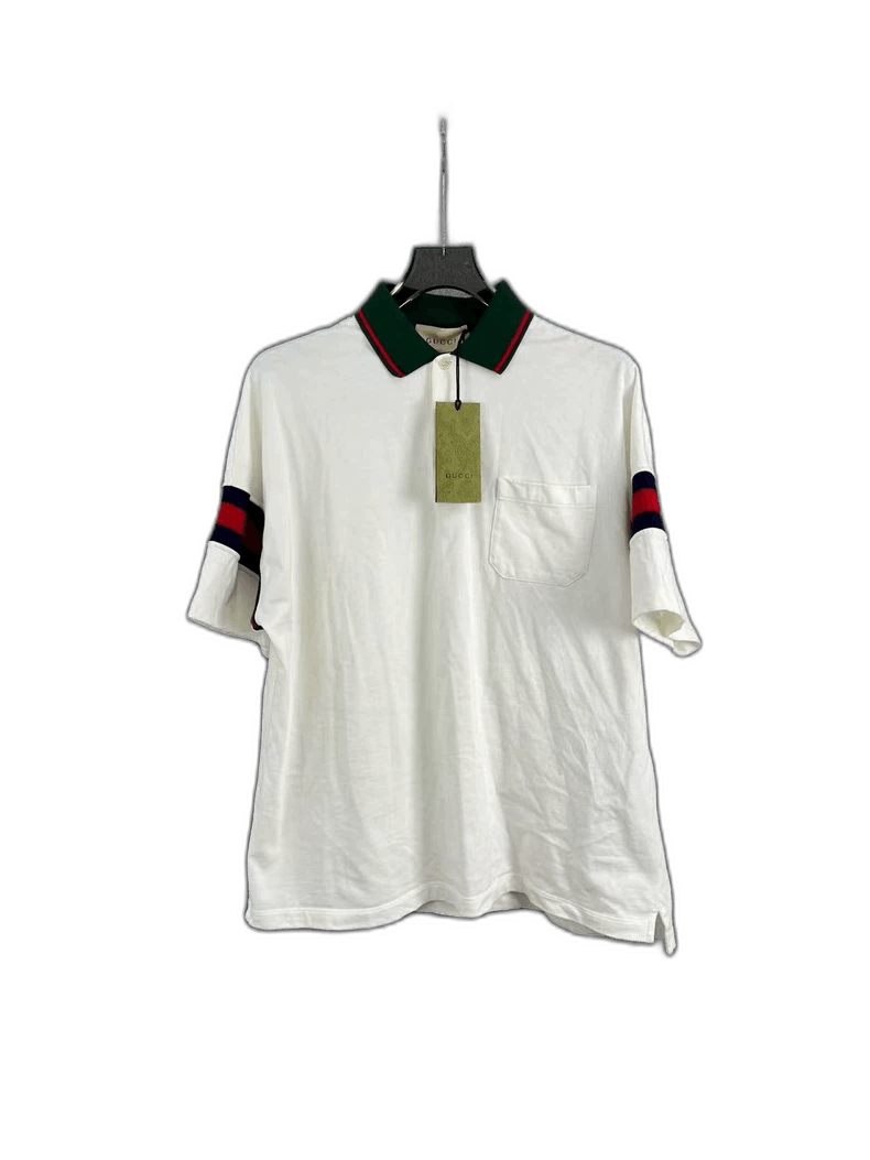 Gucci Gucci Short Sleeve Striped Polo Shirt-2506 Size US XXL / EU 58 / 5 - 1 Thumbnail