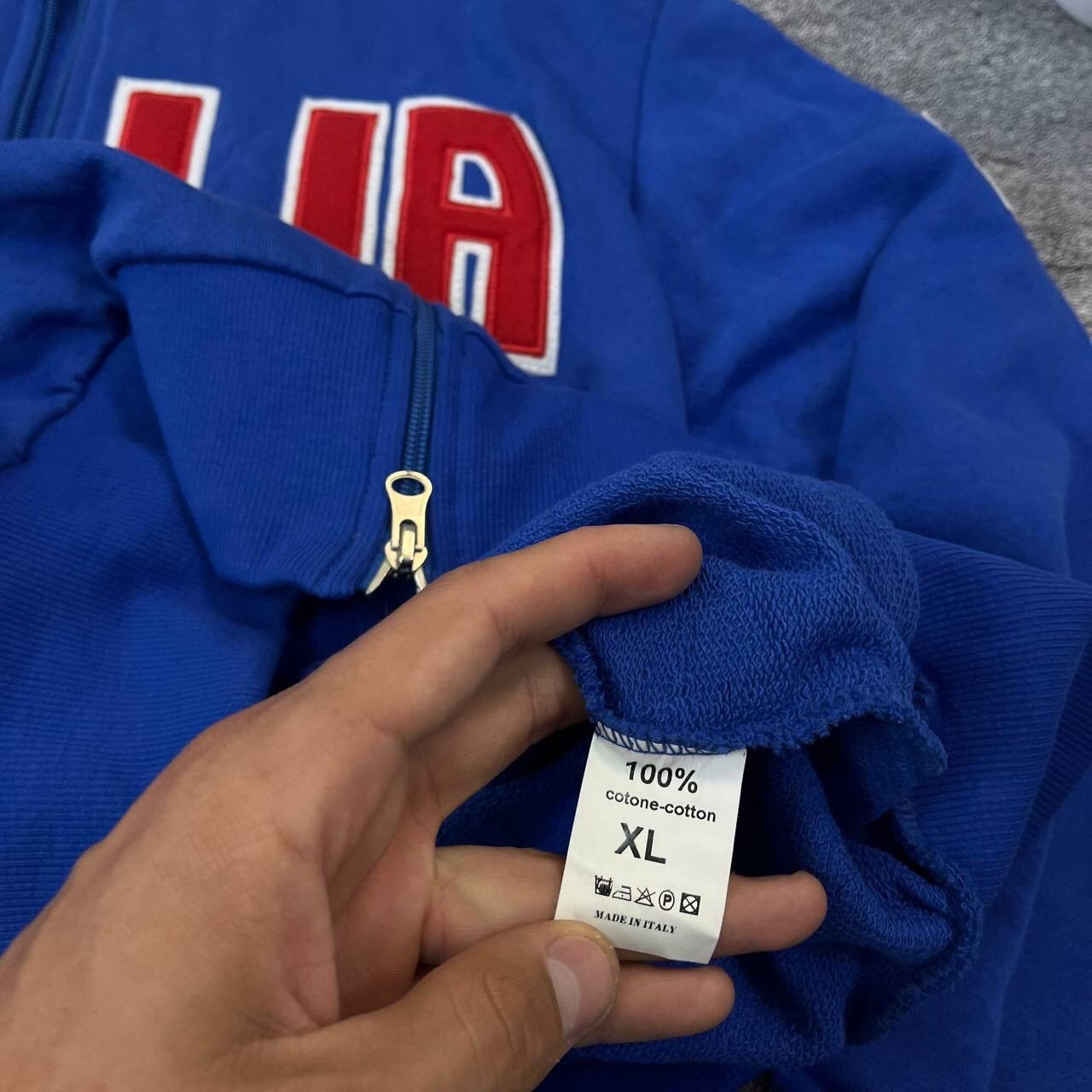 Japanese Brand Vintage Italy Team 🇮🇹Boxy Zip Y2k.Streetwear Size US XL / EU 56 / 4 - 2 Thumbnail