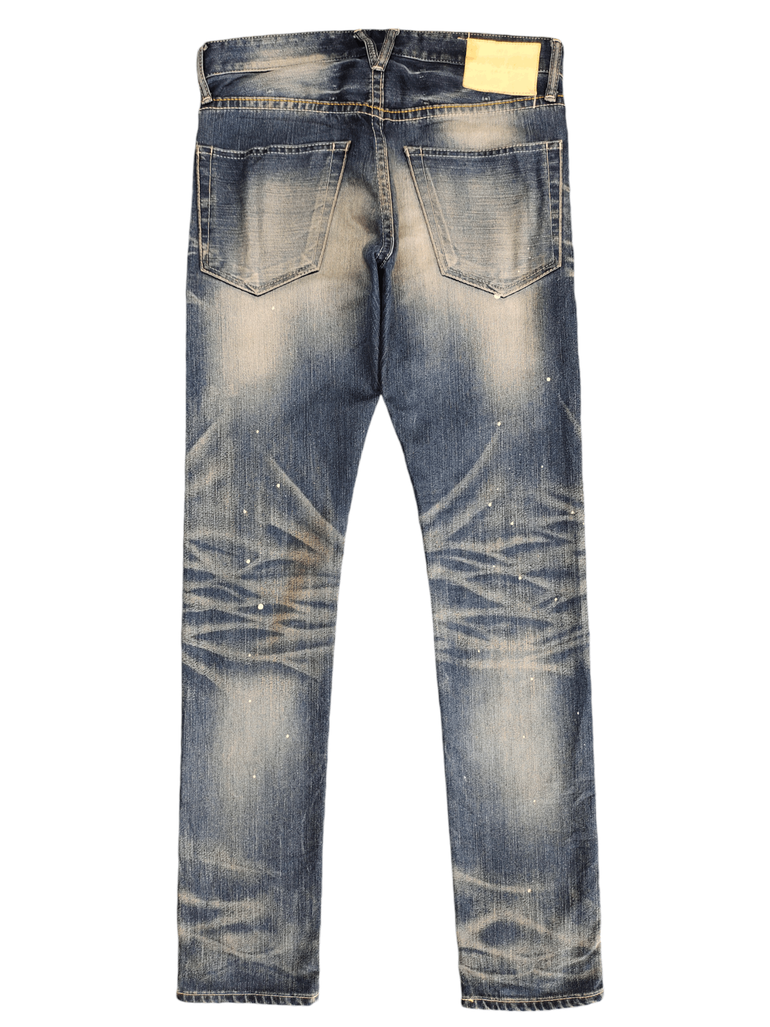 A.F.F.A. × Undercover Vanquish Clawmark Distress Faded Painted Jeans Slim Fit Size US 29 - 11 Thumbnail