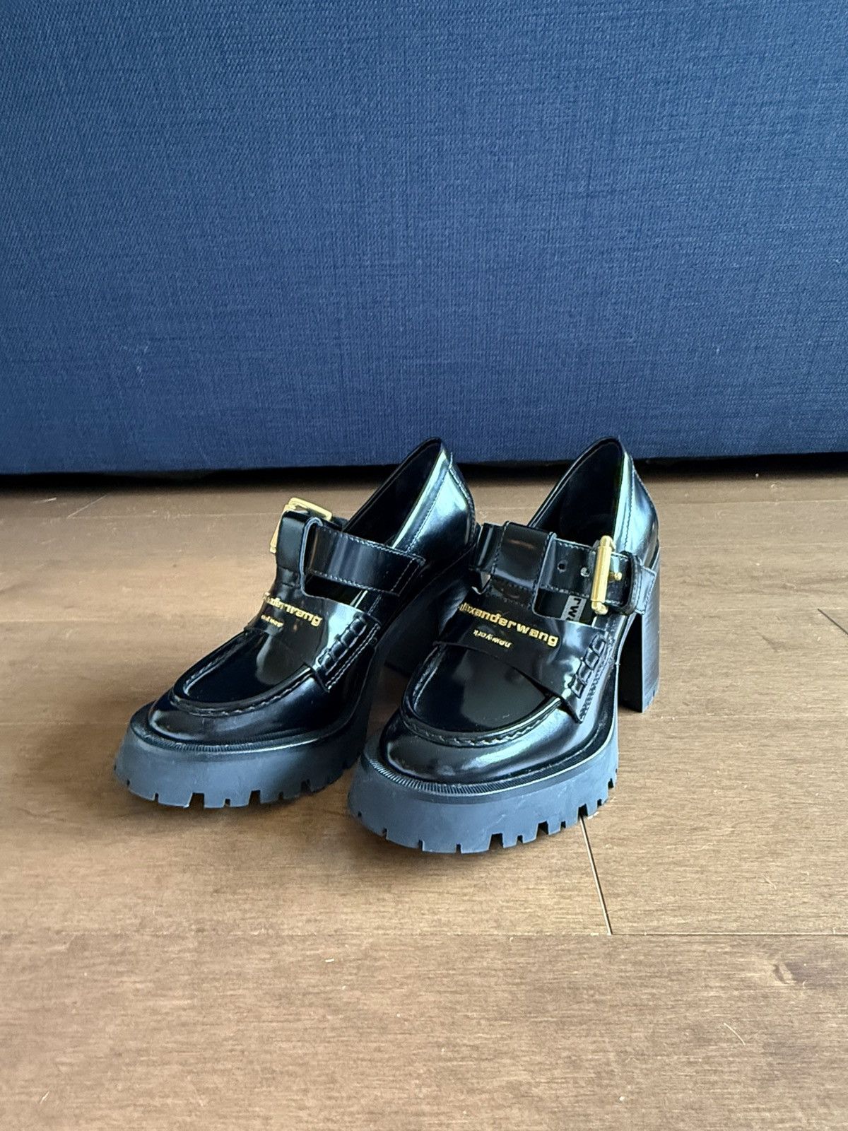 Alexander Wang Alexander Wang Platform Loafer Pumps Size US 5 / IT 35 - 1 Thumbnail