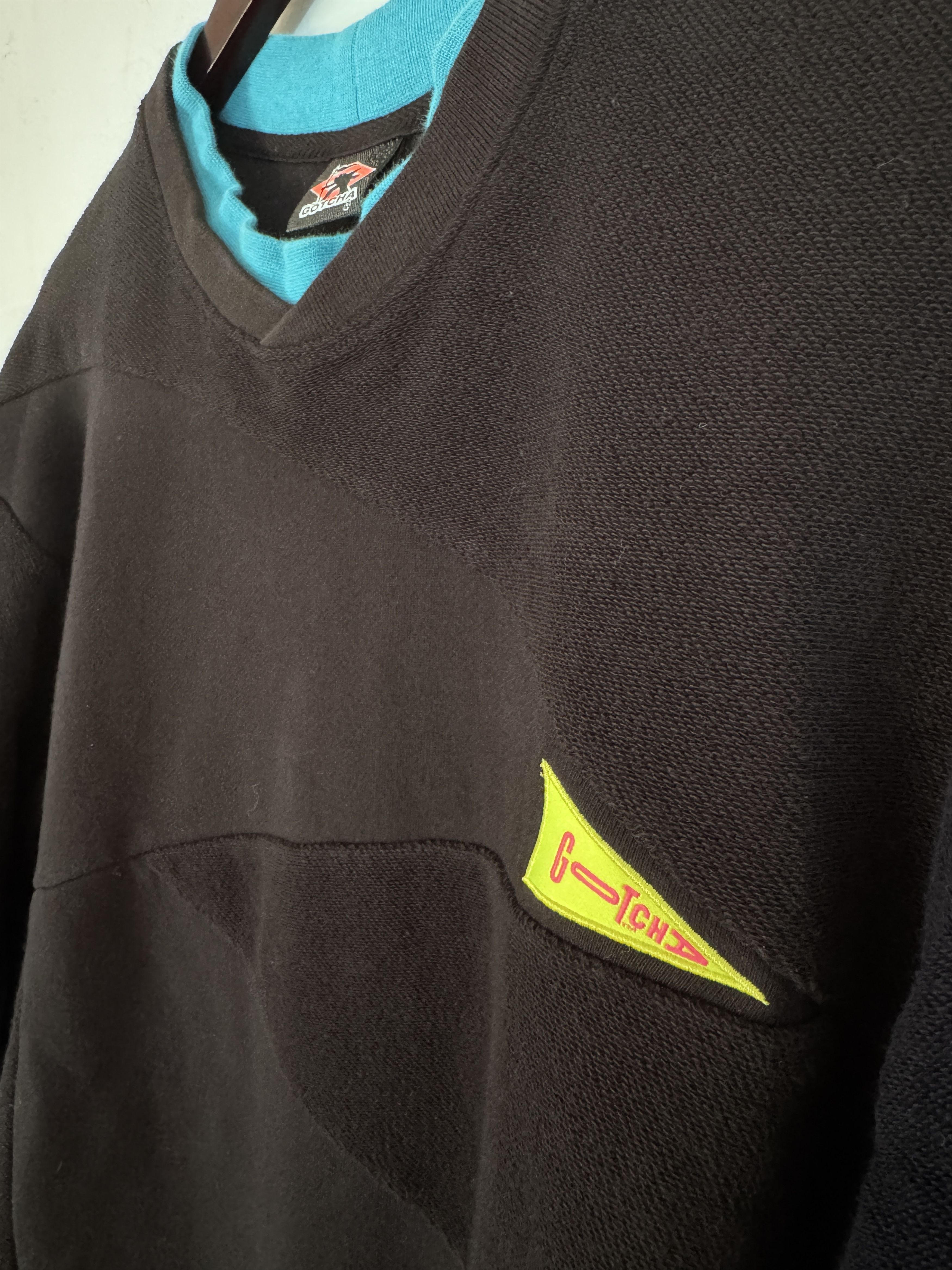 Gotcha Textured, Boxy 3/4 Sweatshirt Size US L / EU 52-54 / 3 - 4 Thumbnail